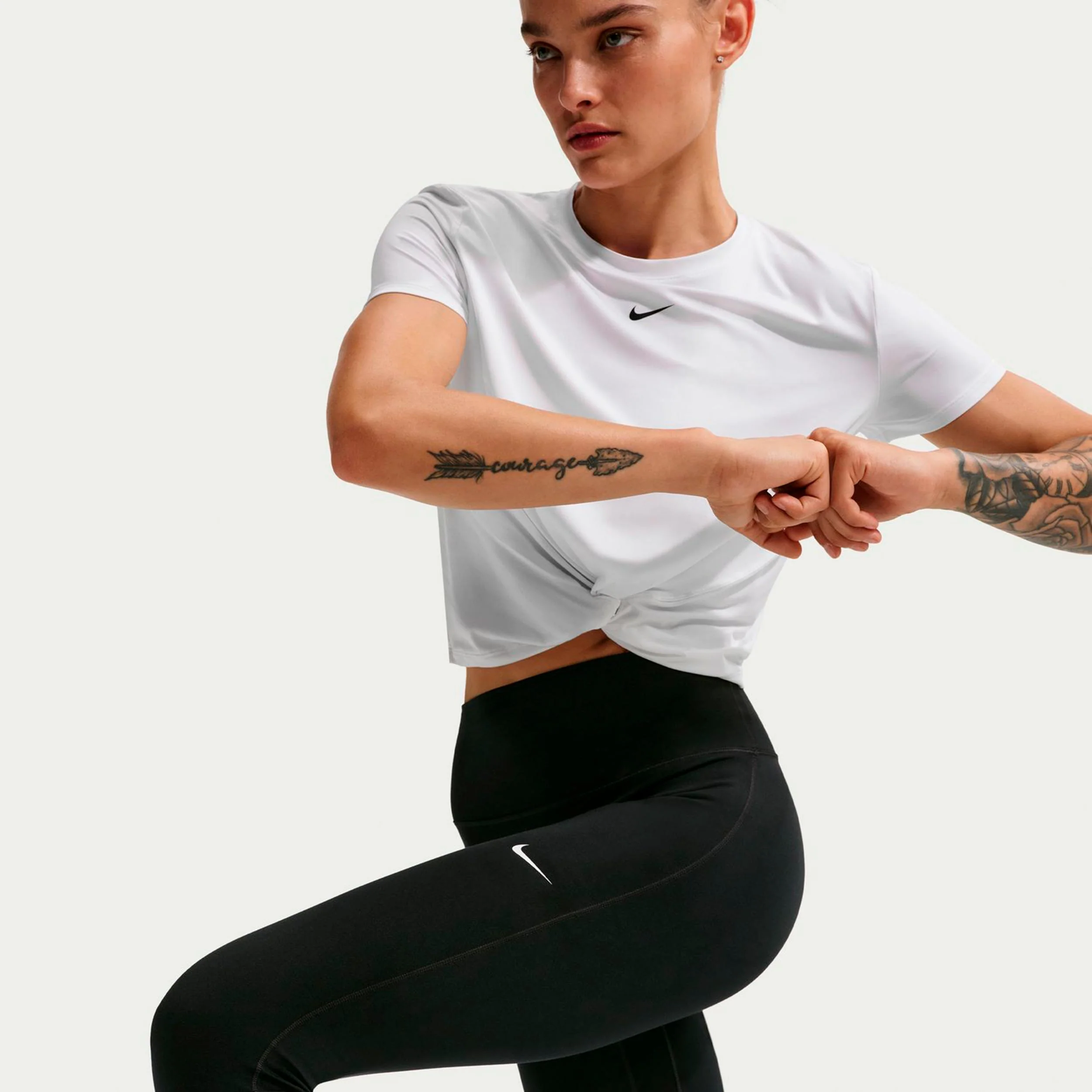 Dri-Fit One High Rise Tight Damen-schwarz - Image 5