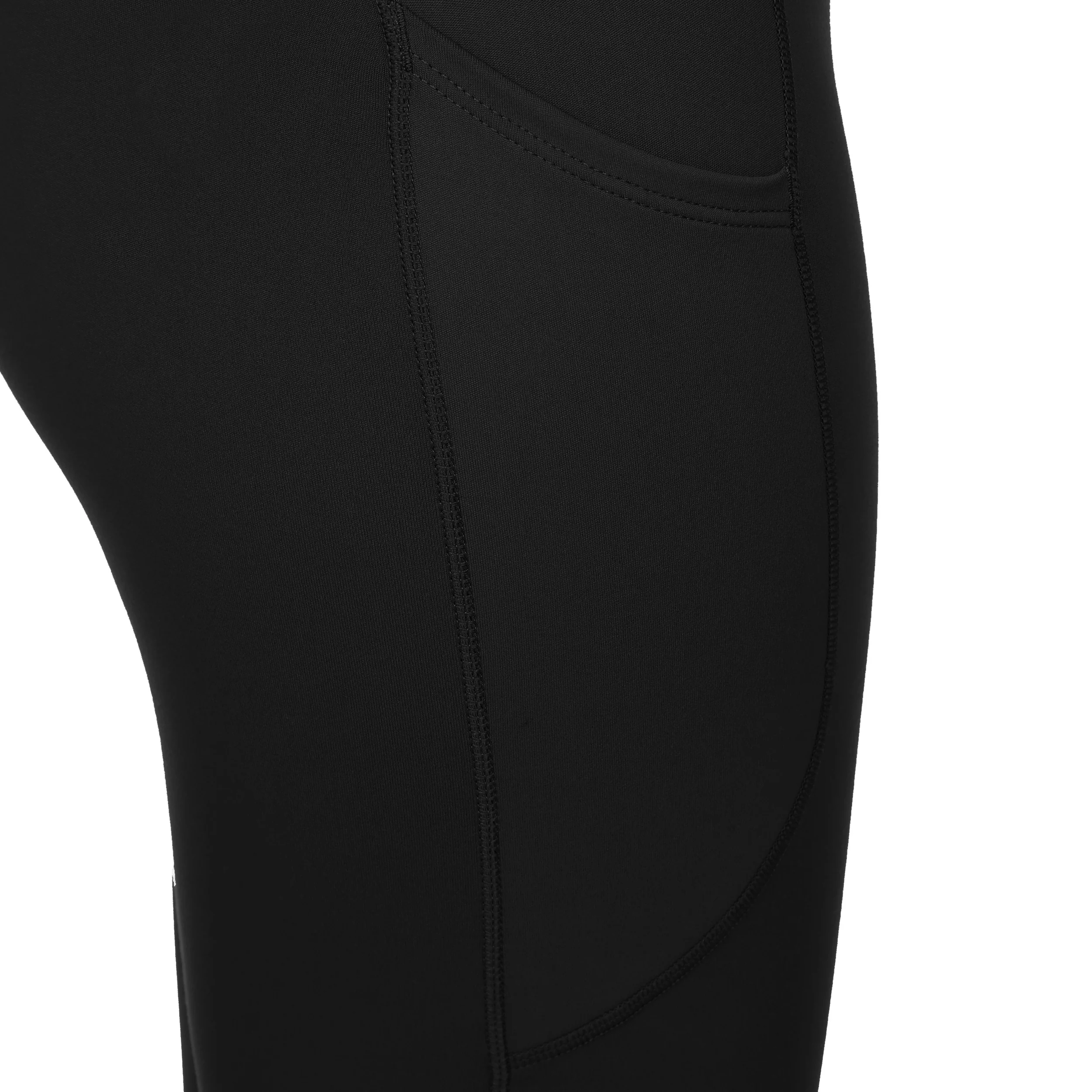 Dri-Fit One High-Waisted 7/8 Pocket Tight Damen-Schwarz - Image 3