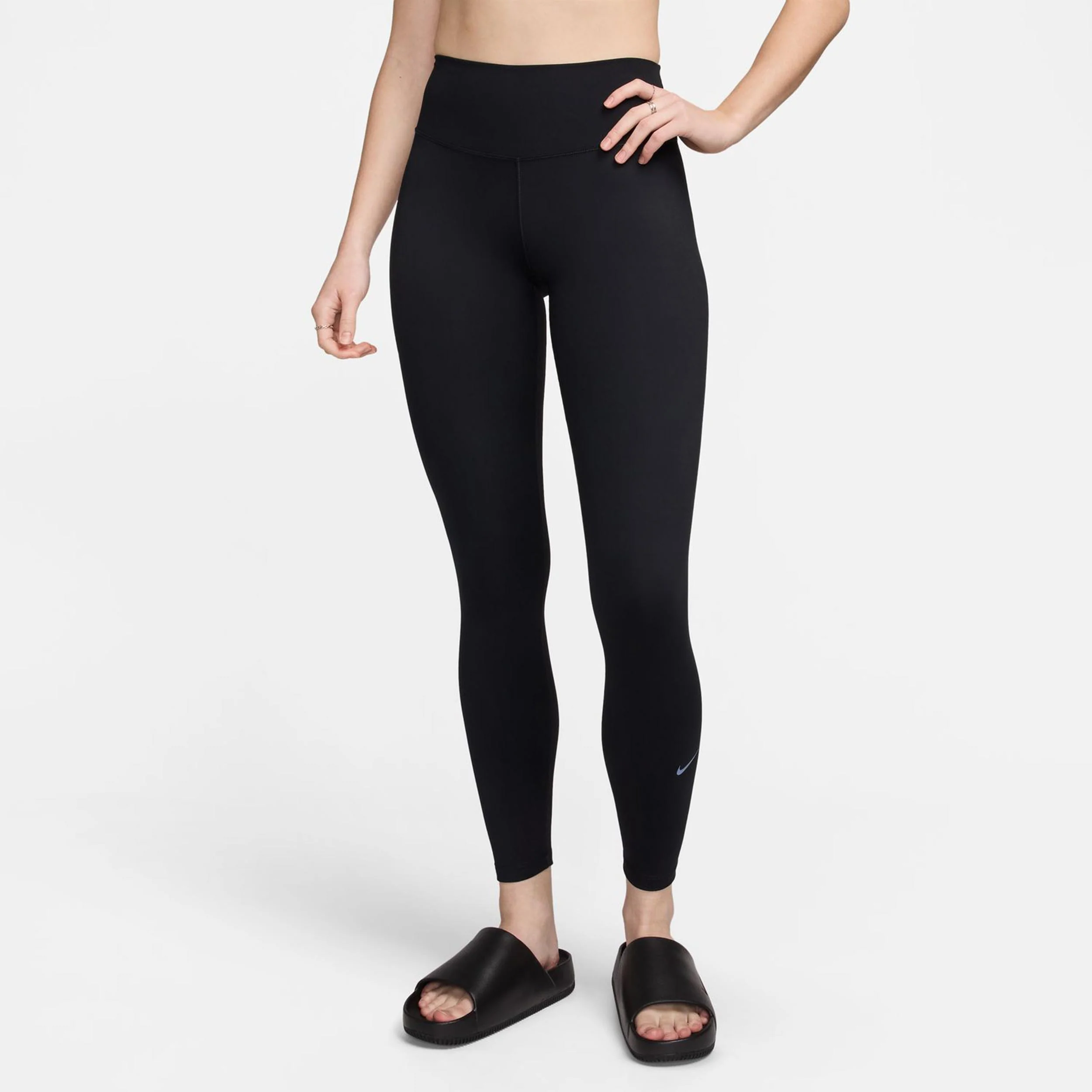 Dri-Fit One High-Waisted Tight Damen-Schwarz - Image 4