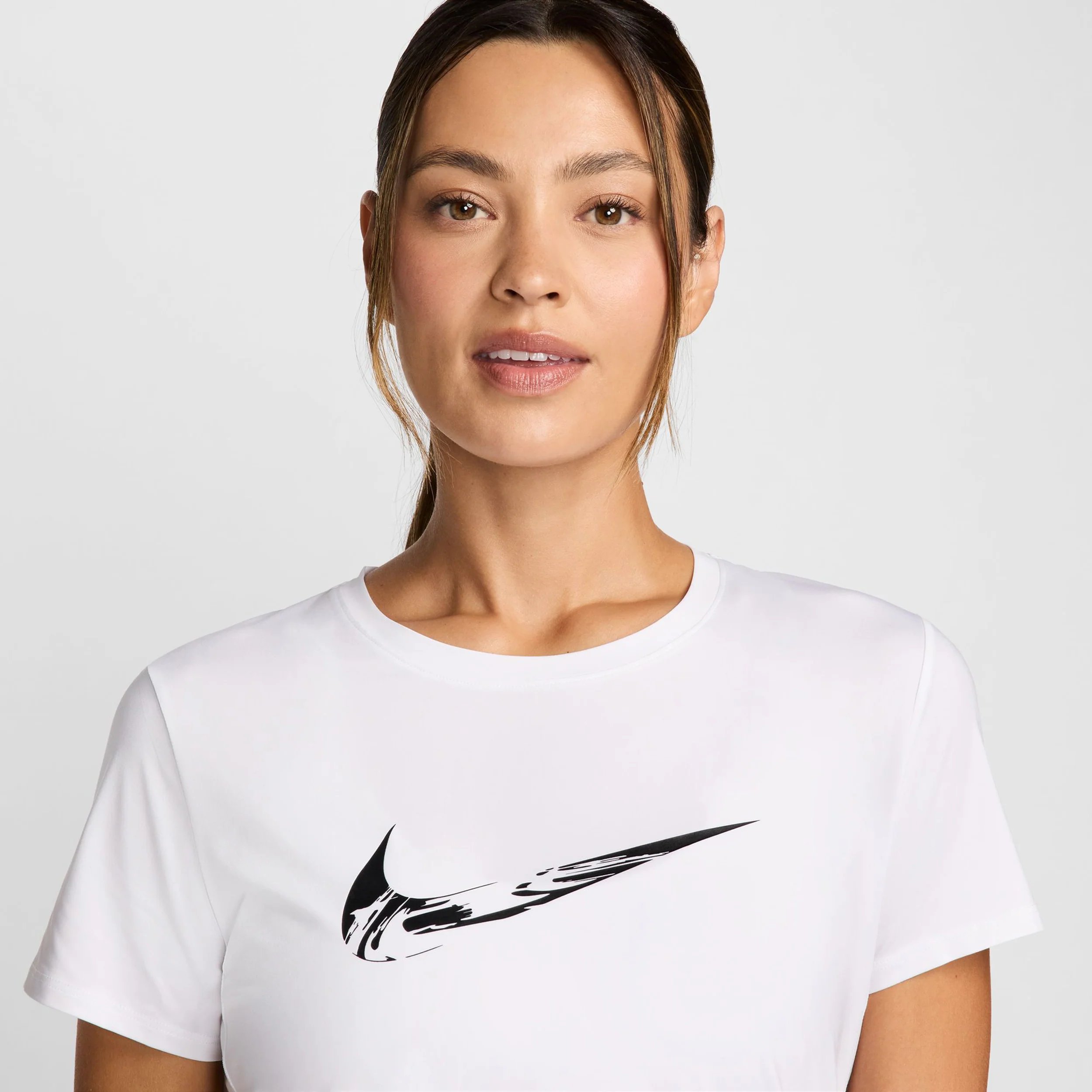 Dri-Fit One Swoosh Laufshirt Damen-Weiß - Image 6