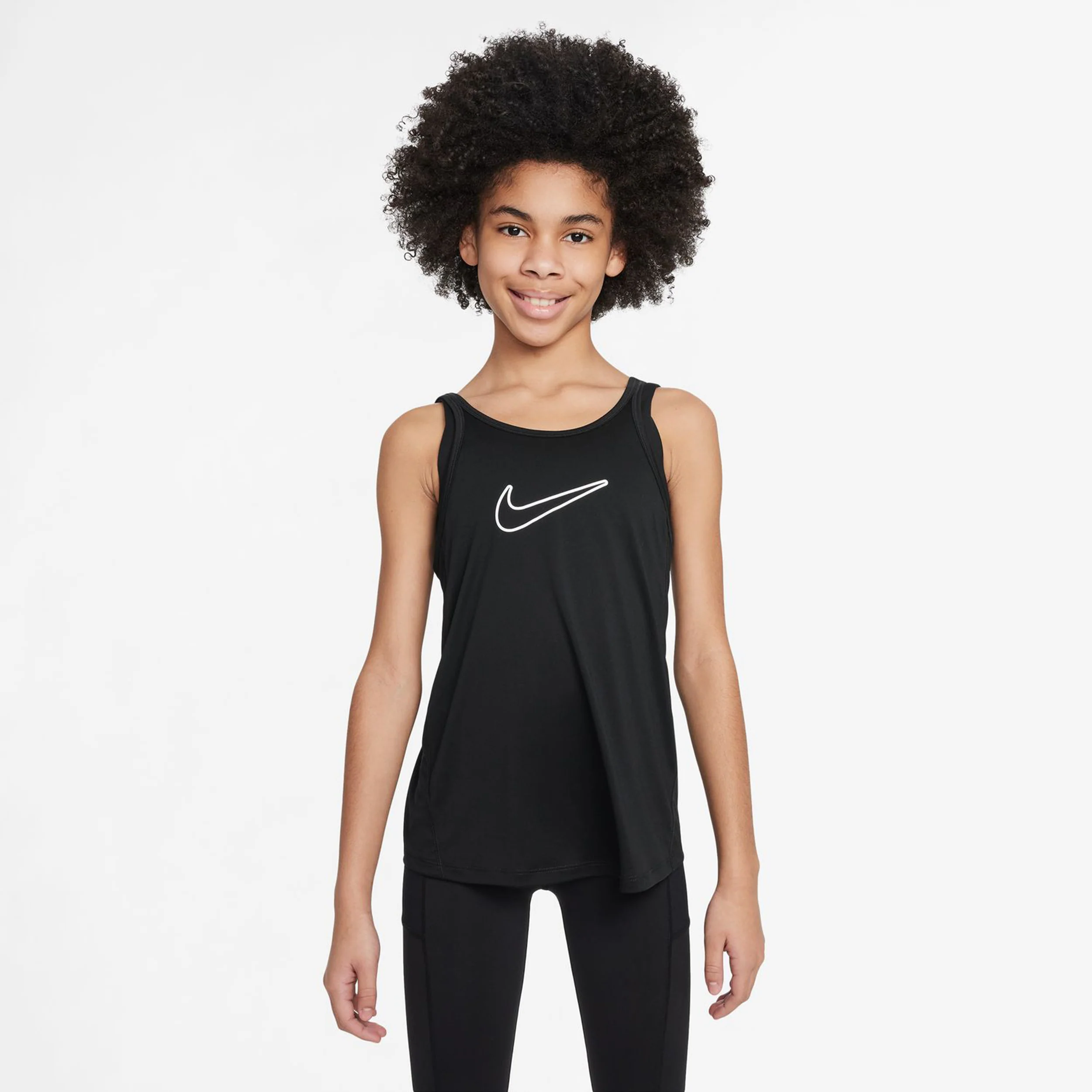 Dri-Fit One Tank-Top Mädchen-Schwarz - Image 4