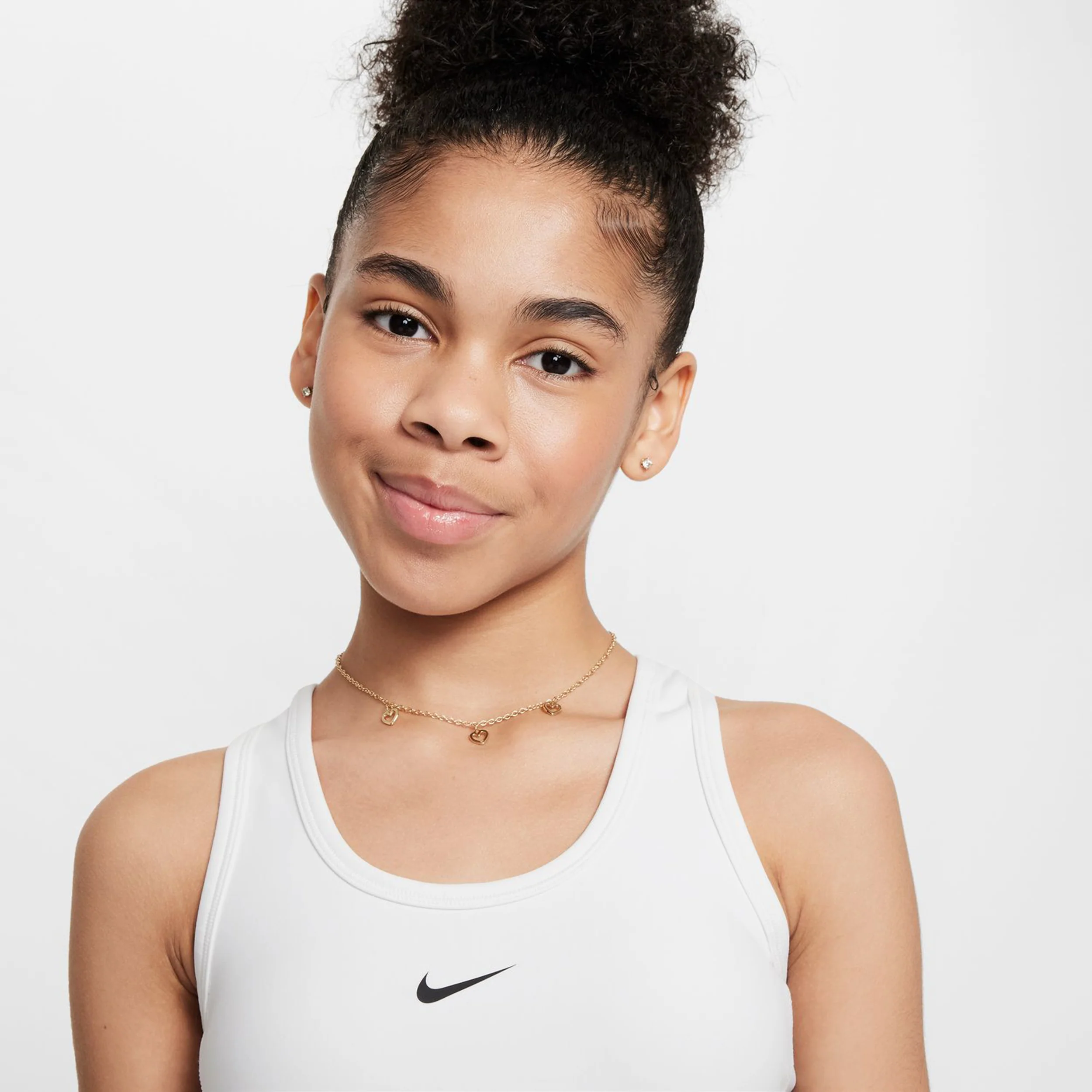 Dri-FIT One Tank-Top Mädchen - weiß, schwarz - Image 6