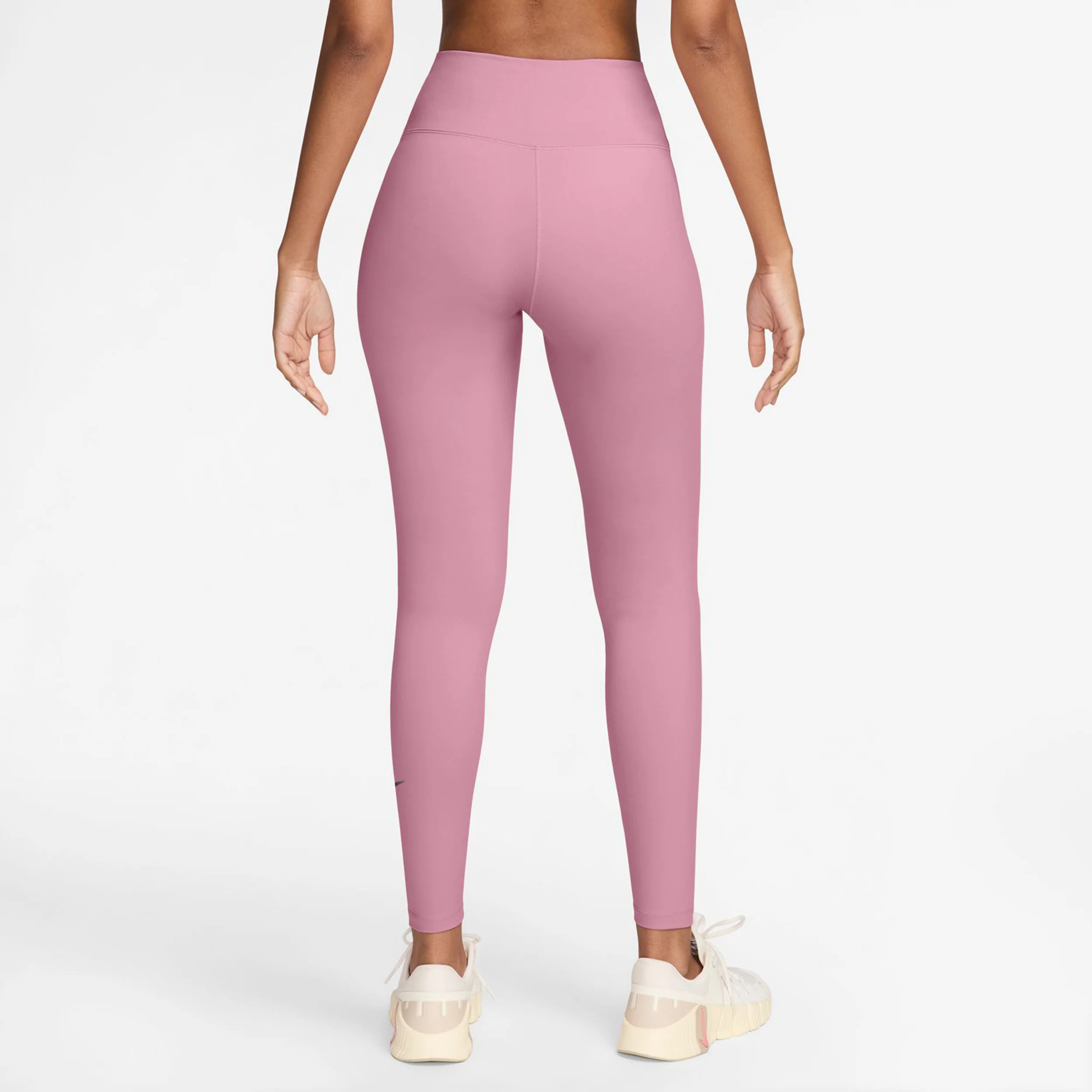Dri-Fit One Tight Damen-Pink,Schwarz - Image 4