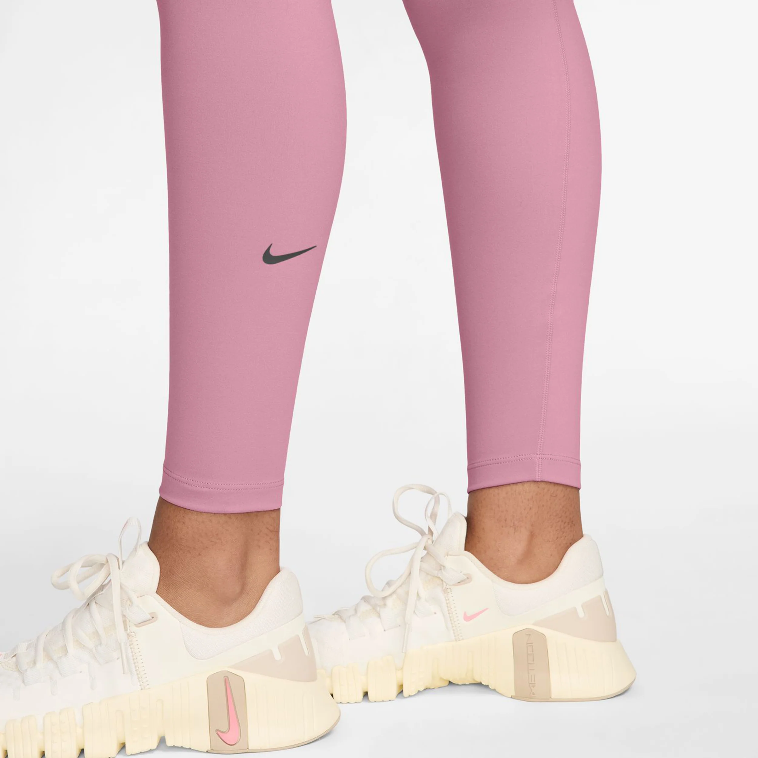 Dri-Fit One Tight Damen-Pink,Schwarz - Image 5