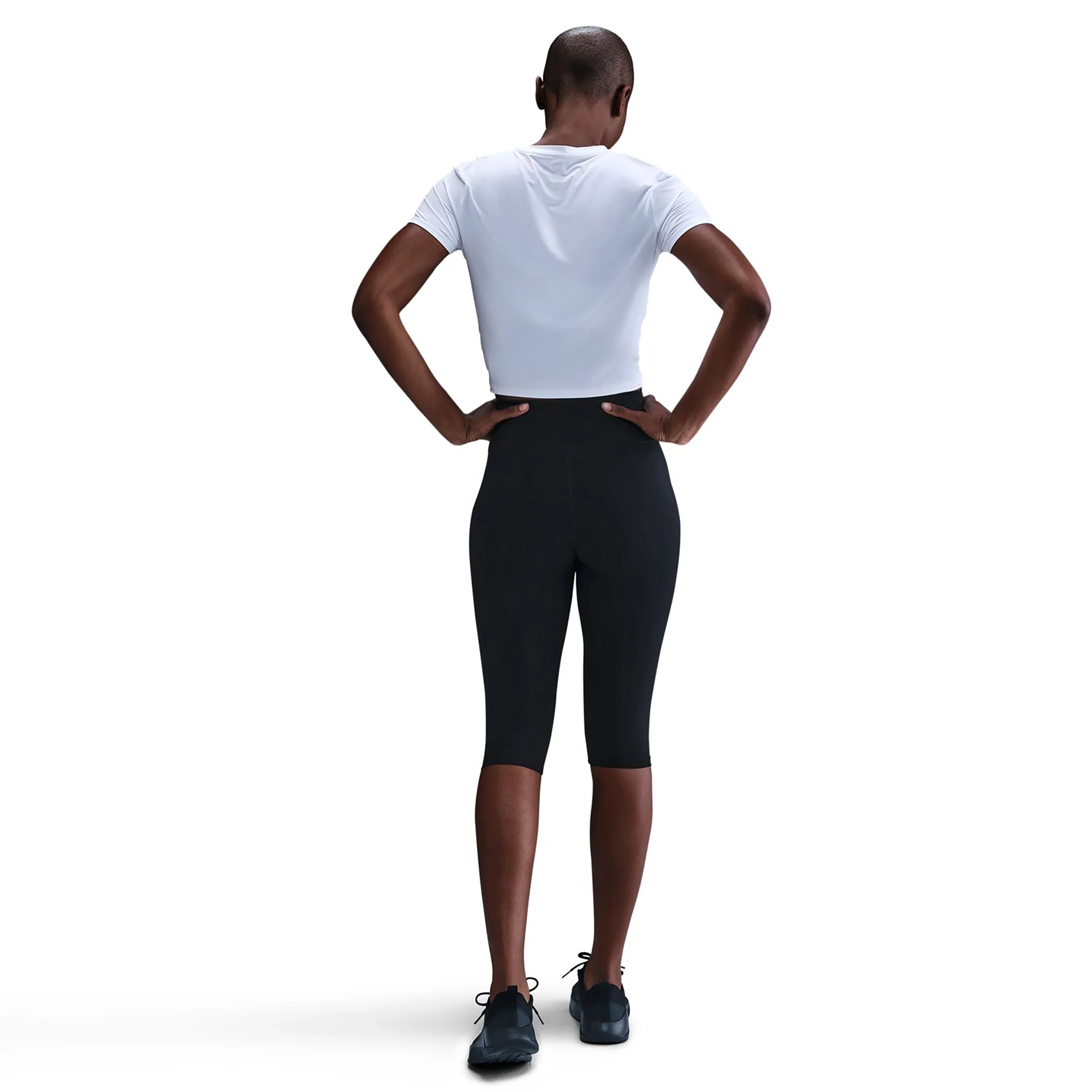 Dri-Fit One Tight Damen - schwarz, weiß - Image 2