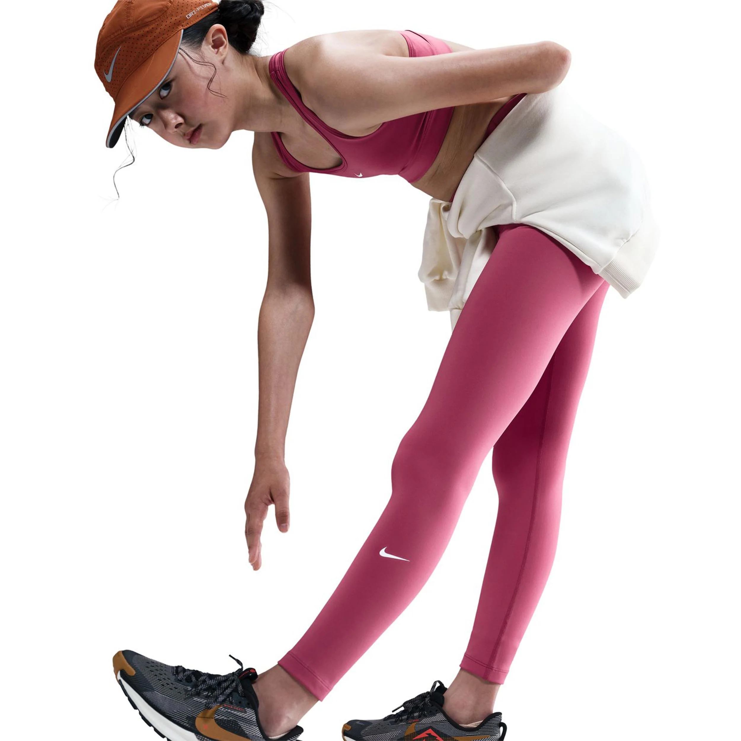 Dri-Fit One Tight Mädchen-Berry - Image 5