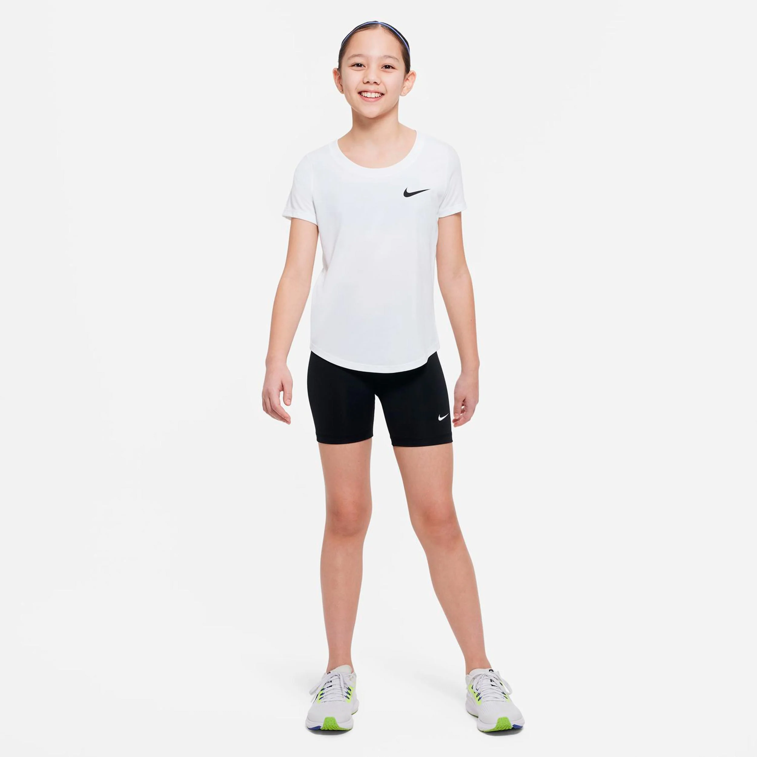 Dri-Fit Pro 5in Tight Mädchen - schwarz, weiß - Image 6