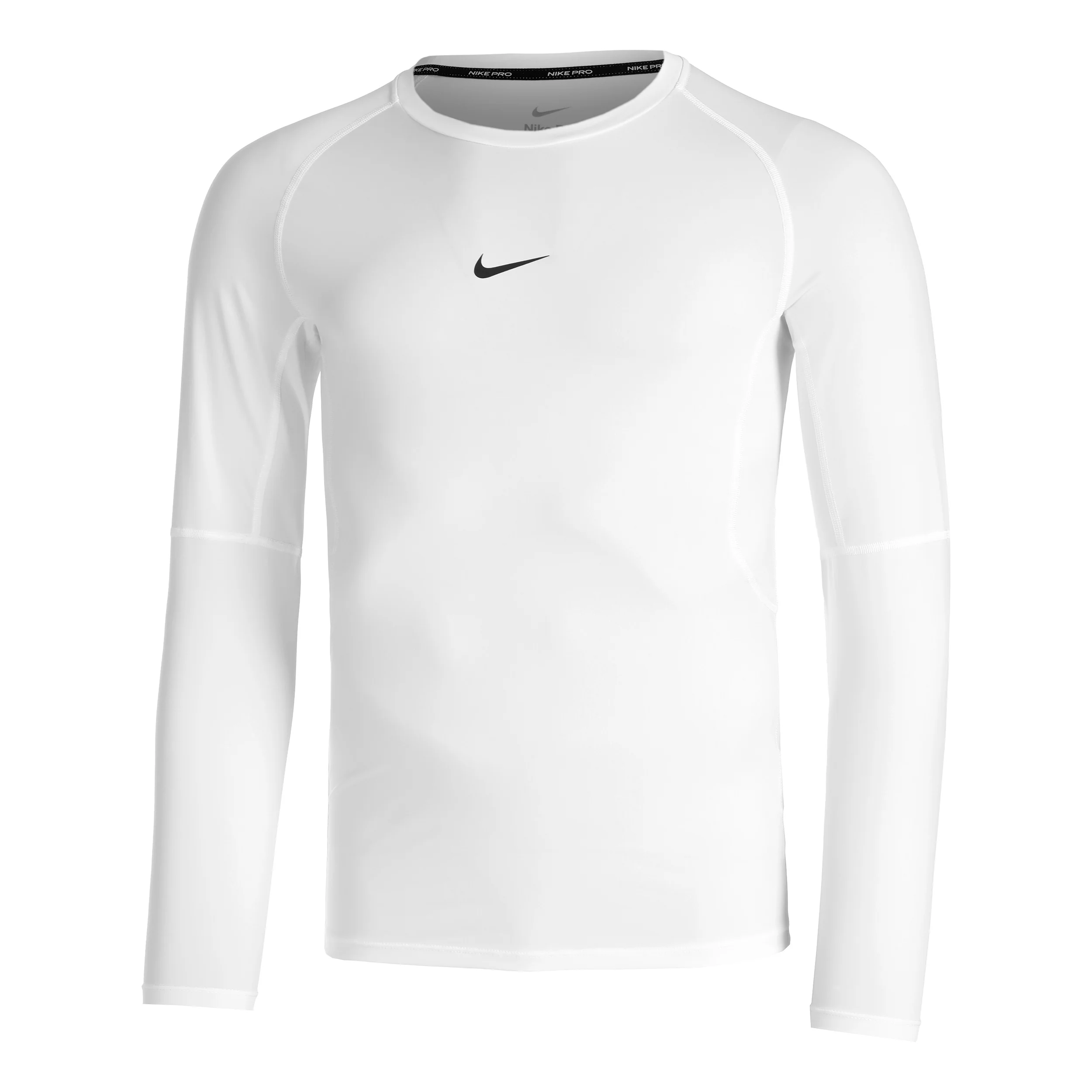 Dri-Fit Pro Tight Fitness Longsleeve Herren-Weiß,Schwarz