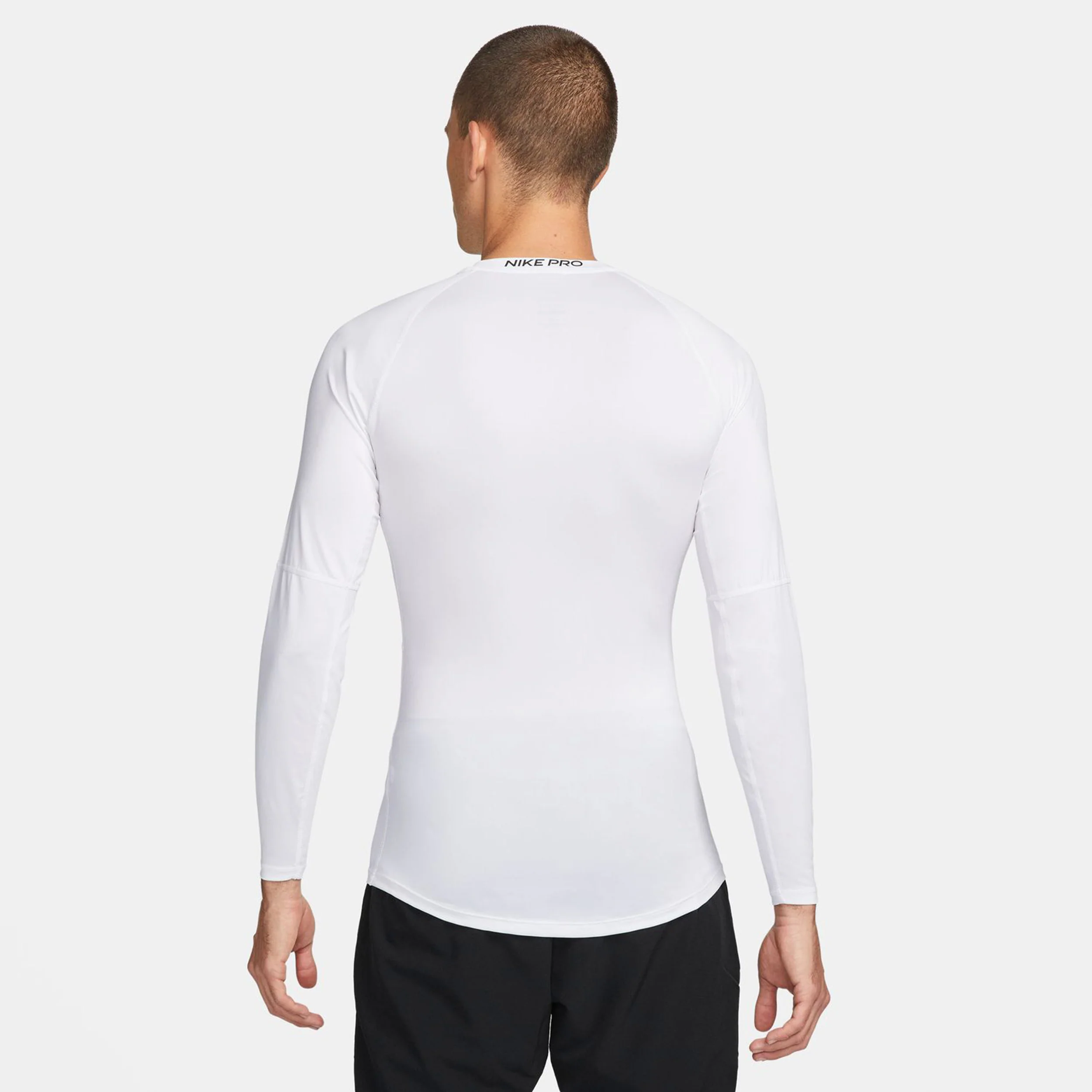 Dri-Fit Pro Tight Fitness Longsleeve Herren-Weiß,Schwarz - Image 6