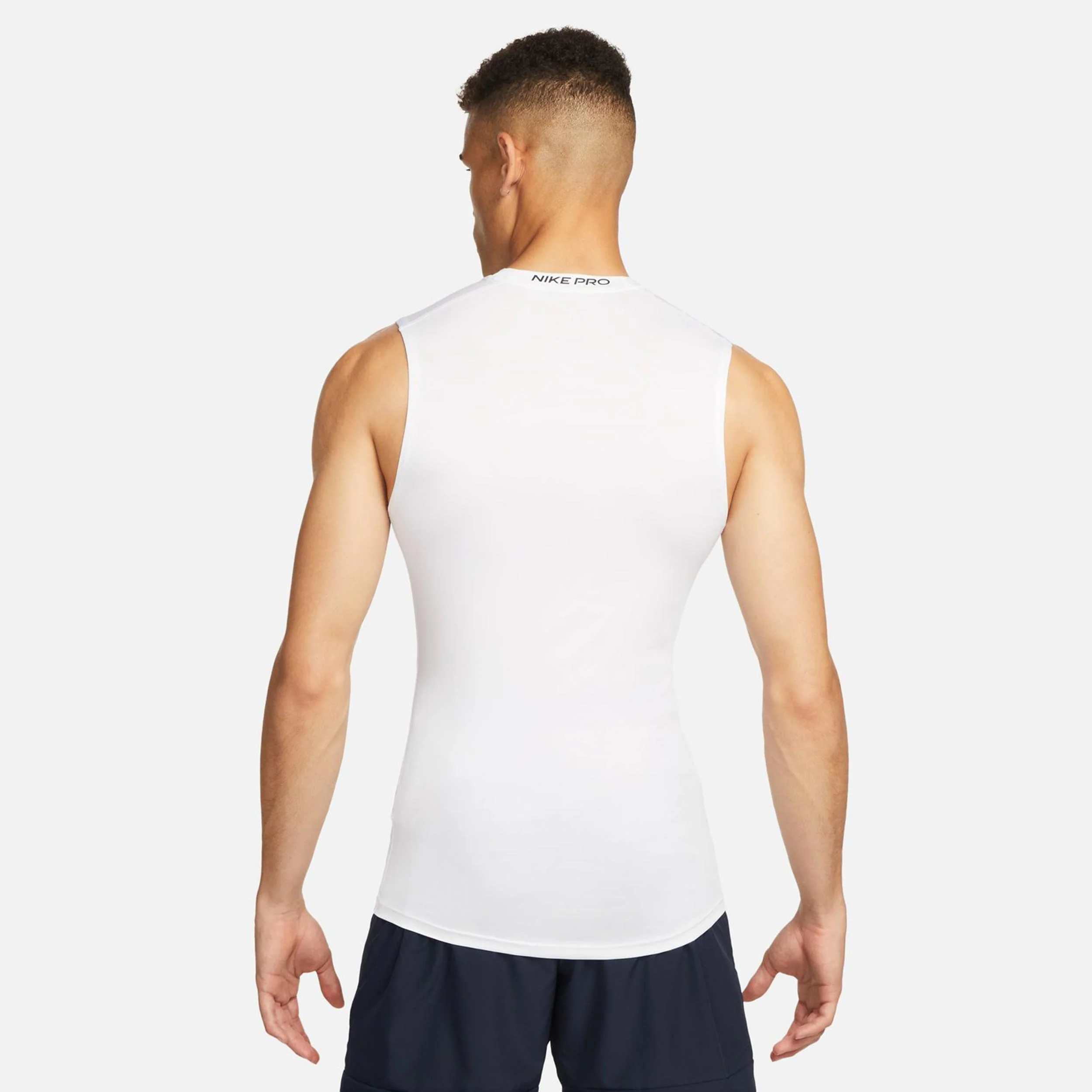 Dri-Fit Pro Tight Fitness Tank-Top Herren-Weiß - Image 6