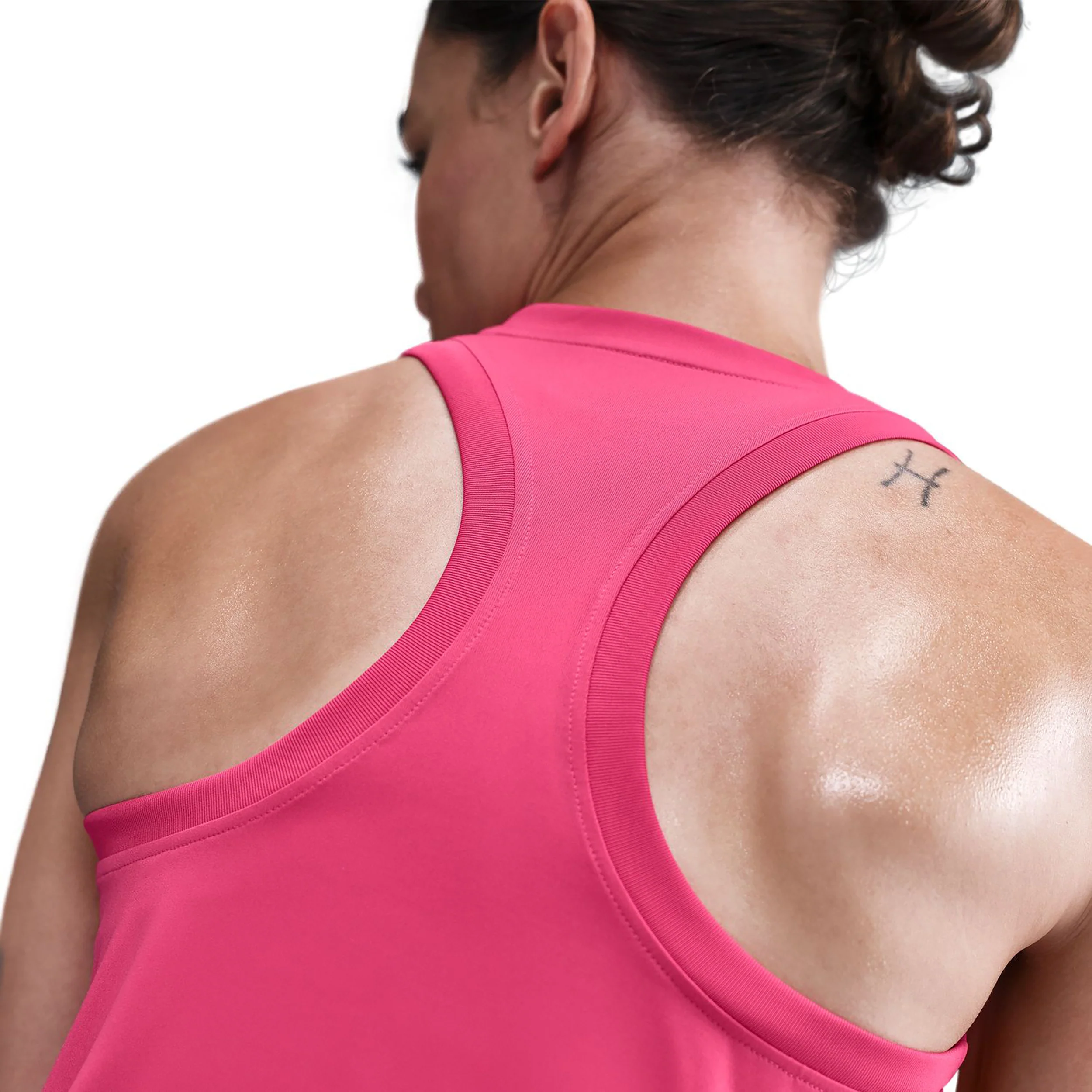 Dri-Fit Regular Racerback Tank-Top Damen - berry, weiß - Image 4
