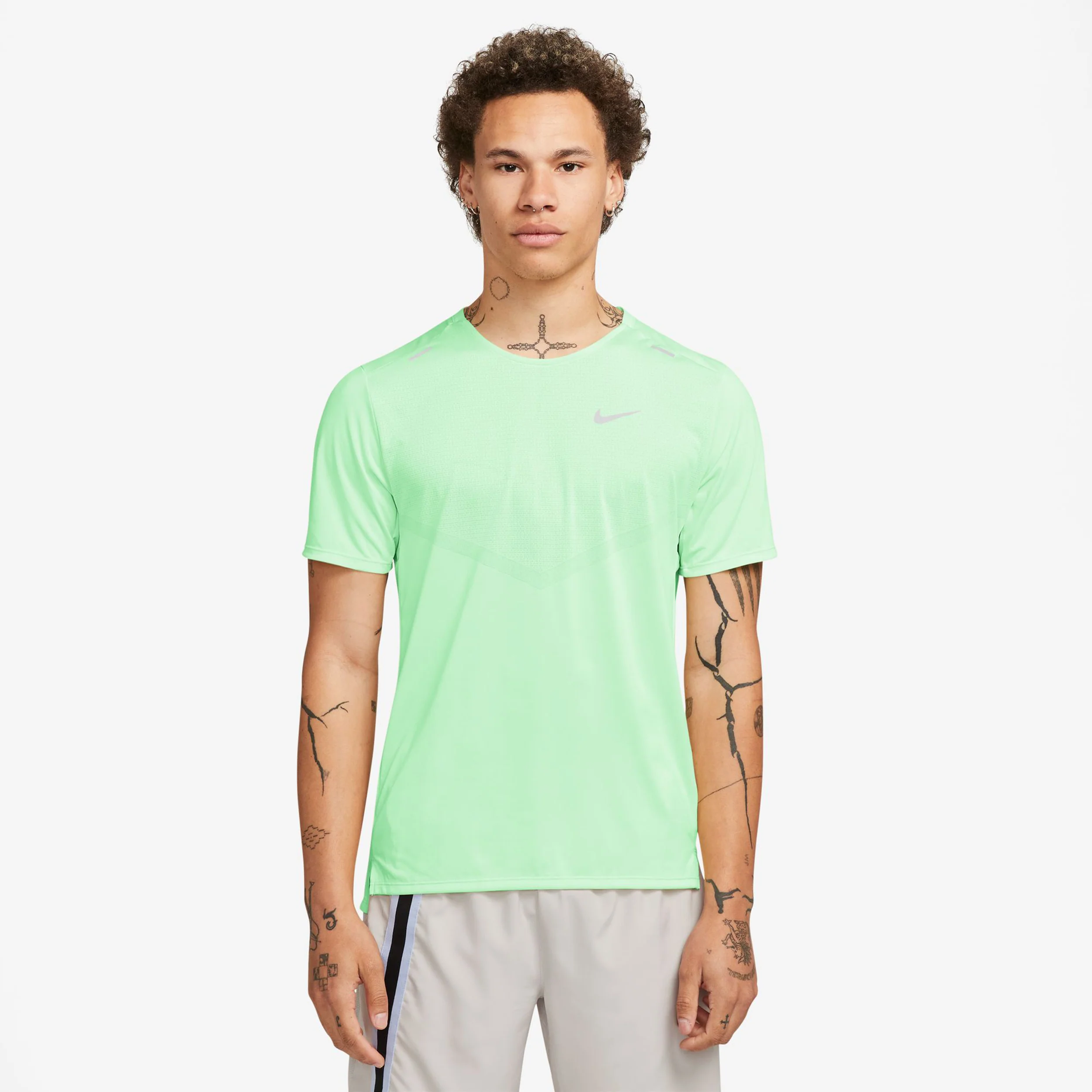 Dri-Fit Rise 365 Laufshirt Herren-Mint - Image 6