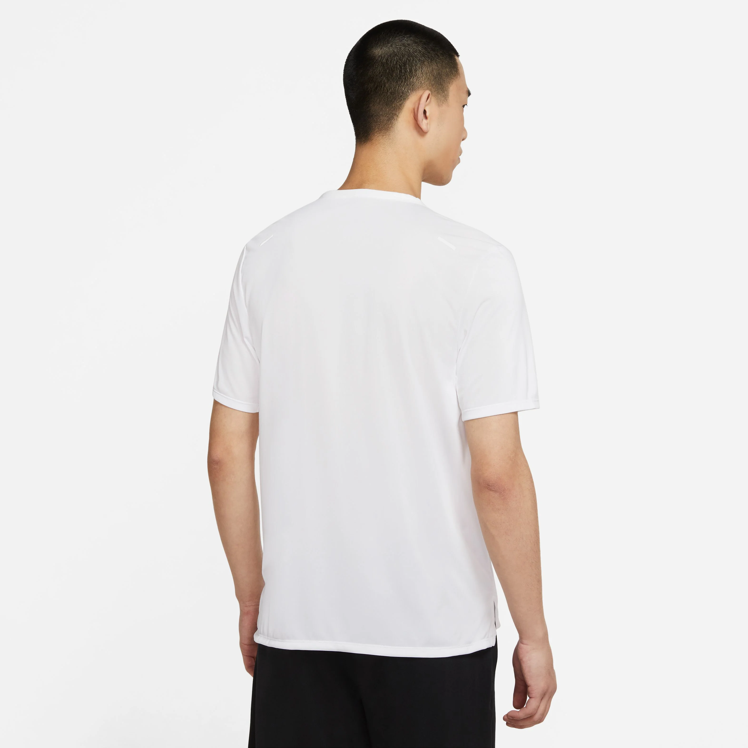 Dri-Fit Rise 365 Laufshirt Herren-Weiß,Silber - Image 6