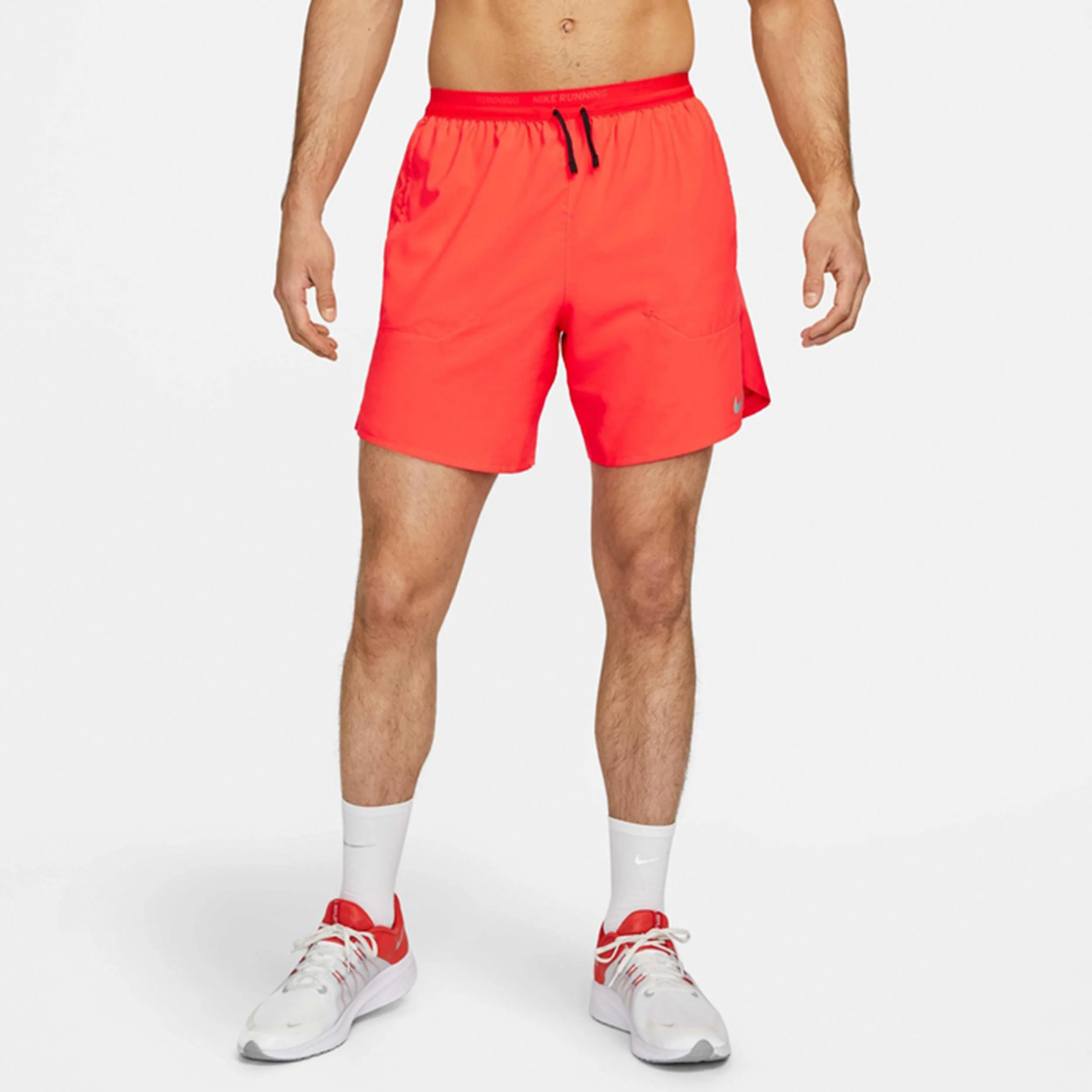 Dri-Fit Stride 7in Brief-Lined Shorts - rot, schwarz - Image 2
