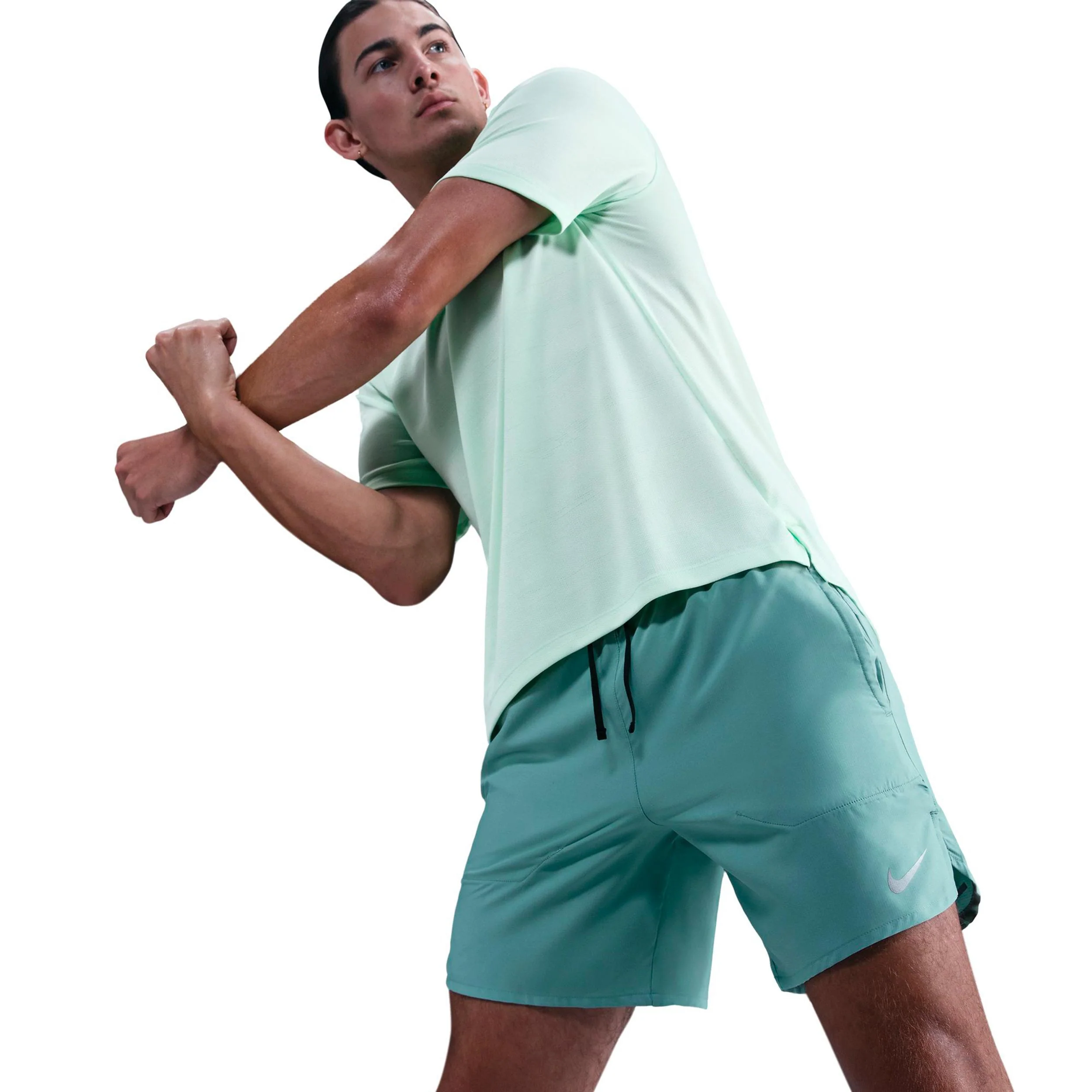 Dri-Fit Stride 7in Brief-Lined Shorts - türkis, schwarz - Image 5