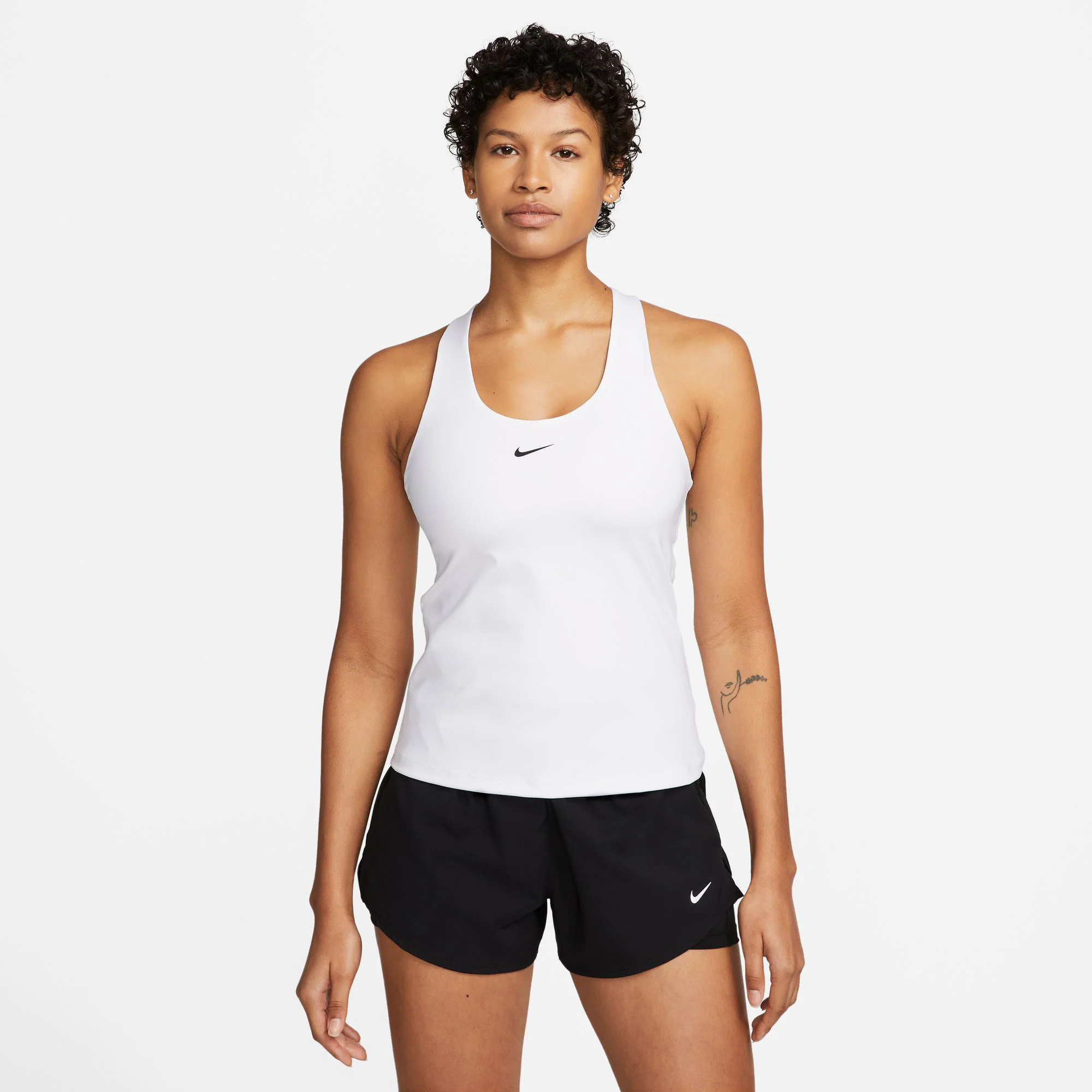 Dri-Fit Swoosh Bra Tank-Top Damen-Weiß - Image 4