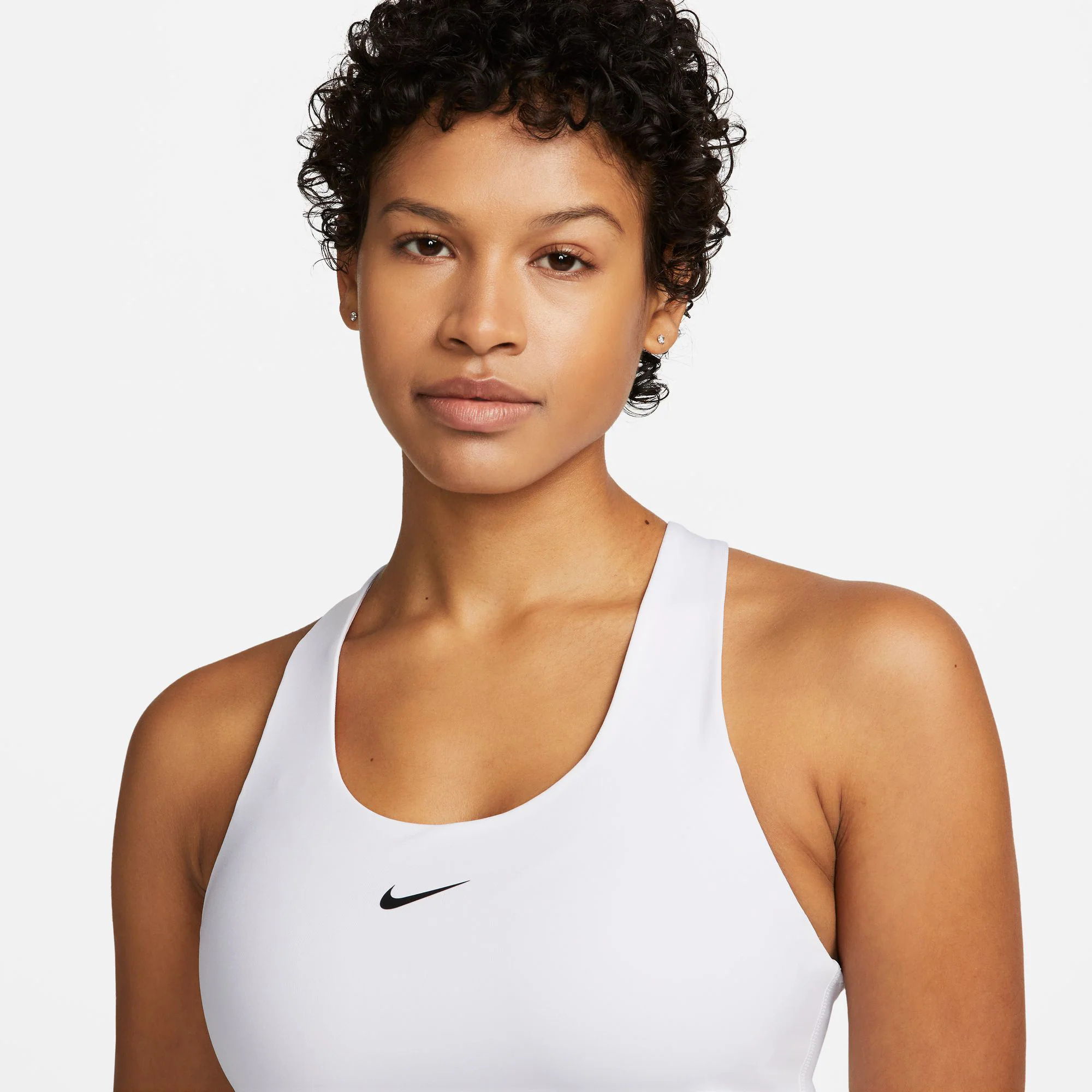 Dri-Fit Swoosh Bra Tank-Top Damen-Weiß - Image 7