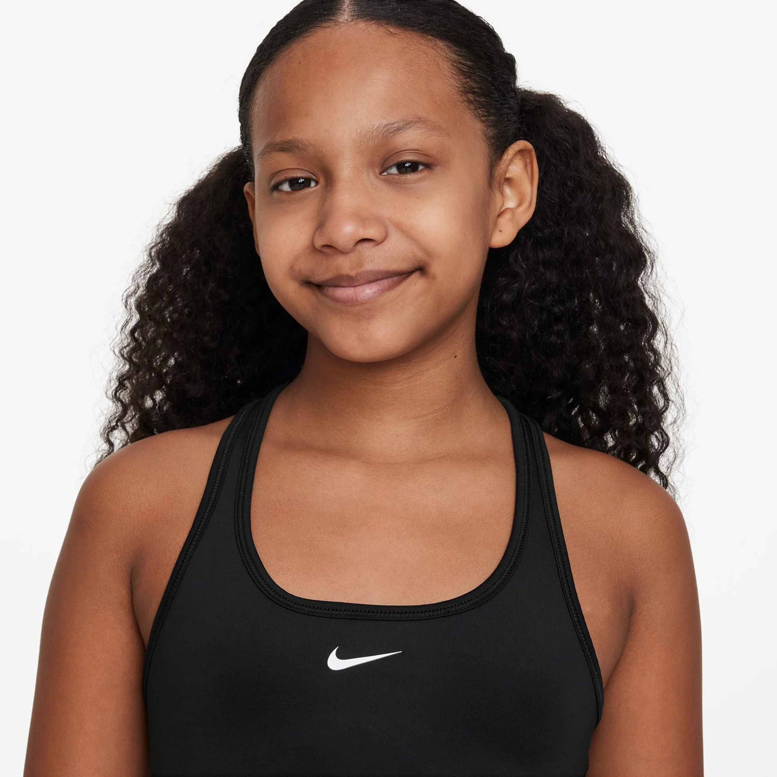 Dri-Fit Swoosh Sport-BH Mädchen-Schwarz - Image 6