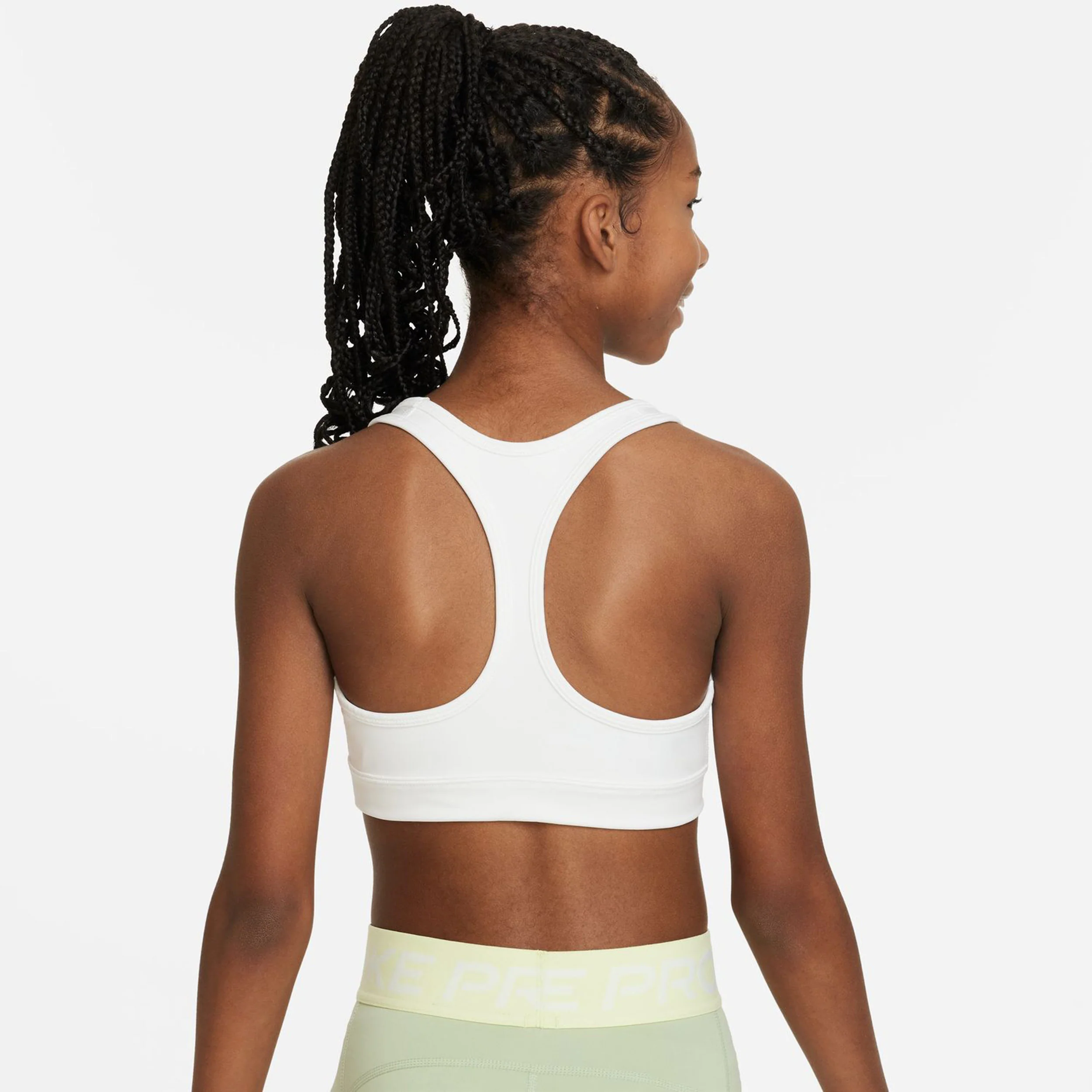 Dri-Fit Swoosh Sport-BH Mädchen-Weiß - Image 5