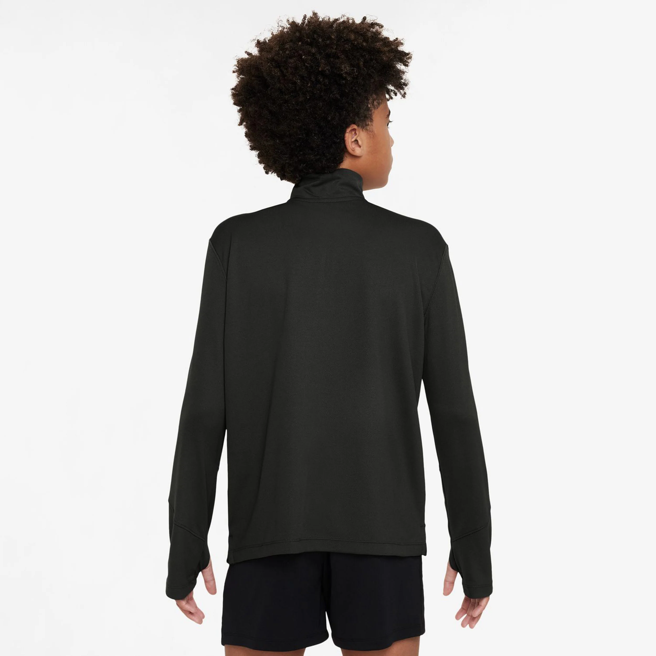 Dri-Fit UV Half-Zip Essential Longsleeve Jungen-Schwarz - Image 7