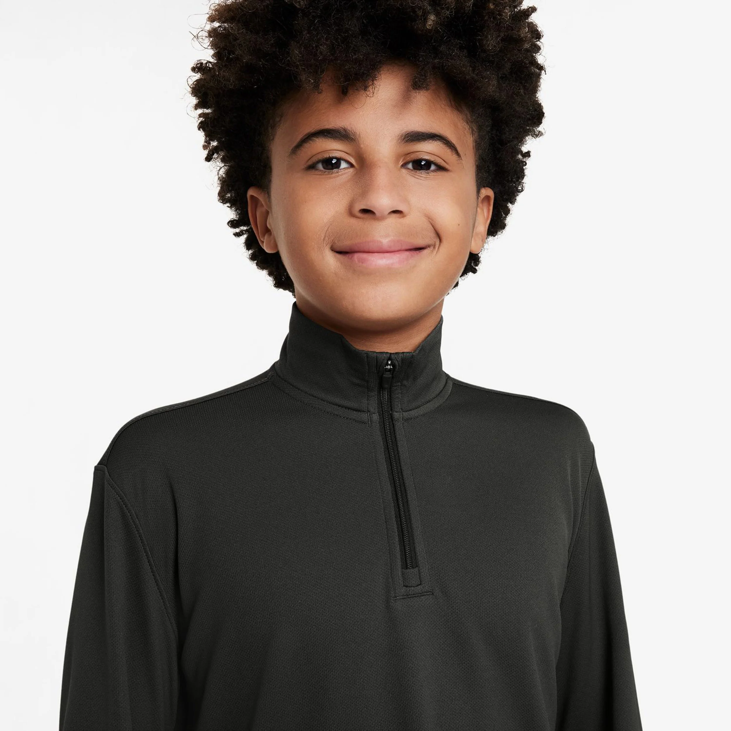 Dri-Fit UV Half-Zip Essential Longsleeve Jungen-Schwarz - Image 8