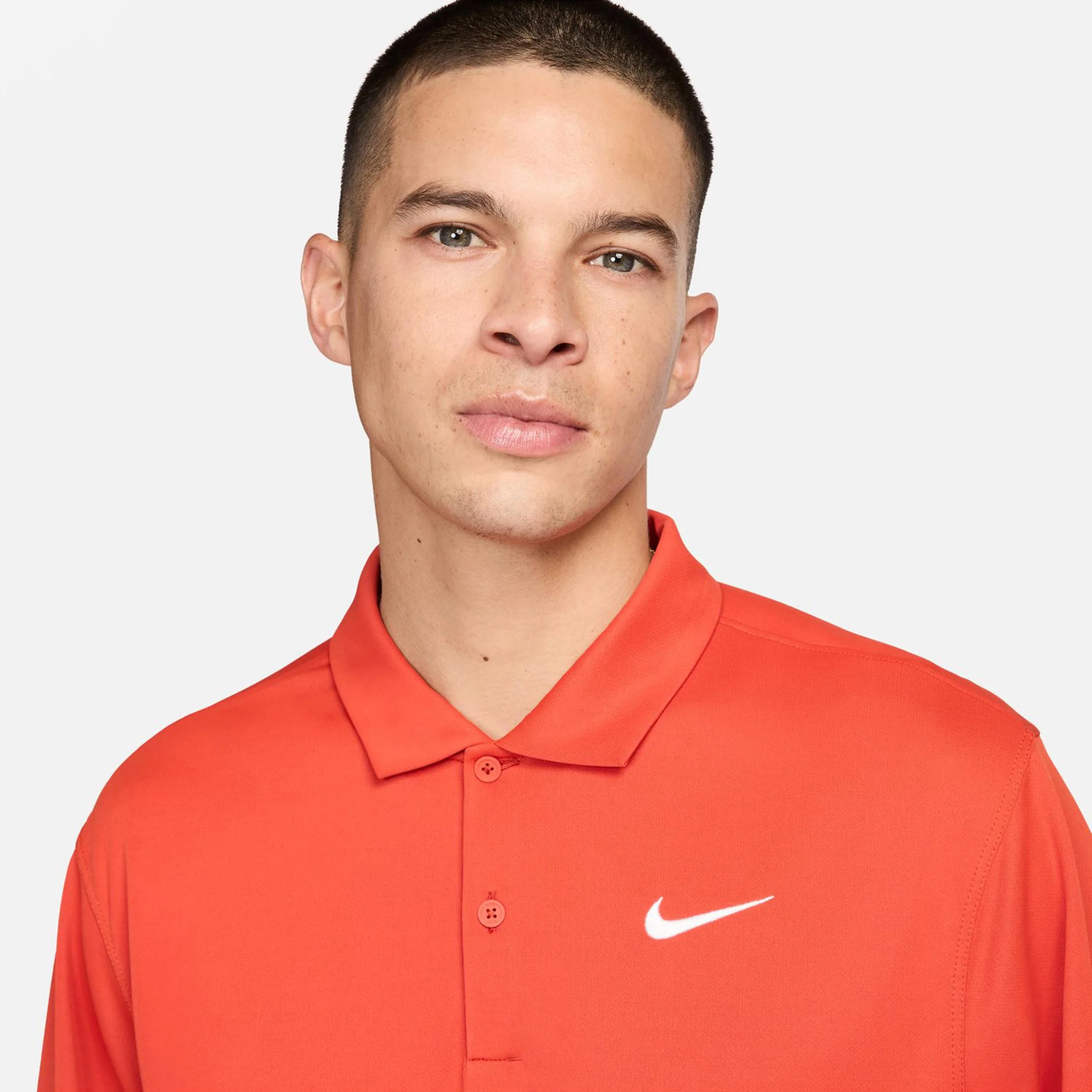 Dri-Fit Victory Court Solid Polo Herren - hellrot - Image 3