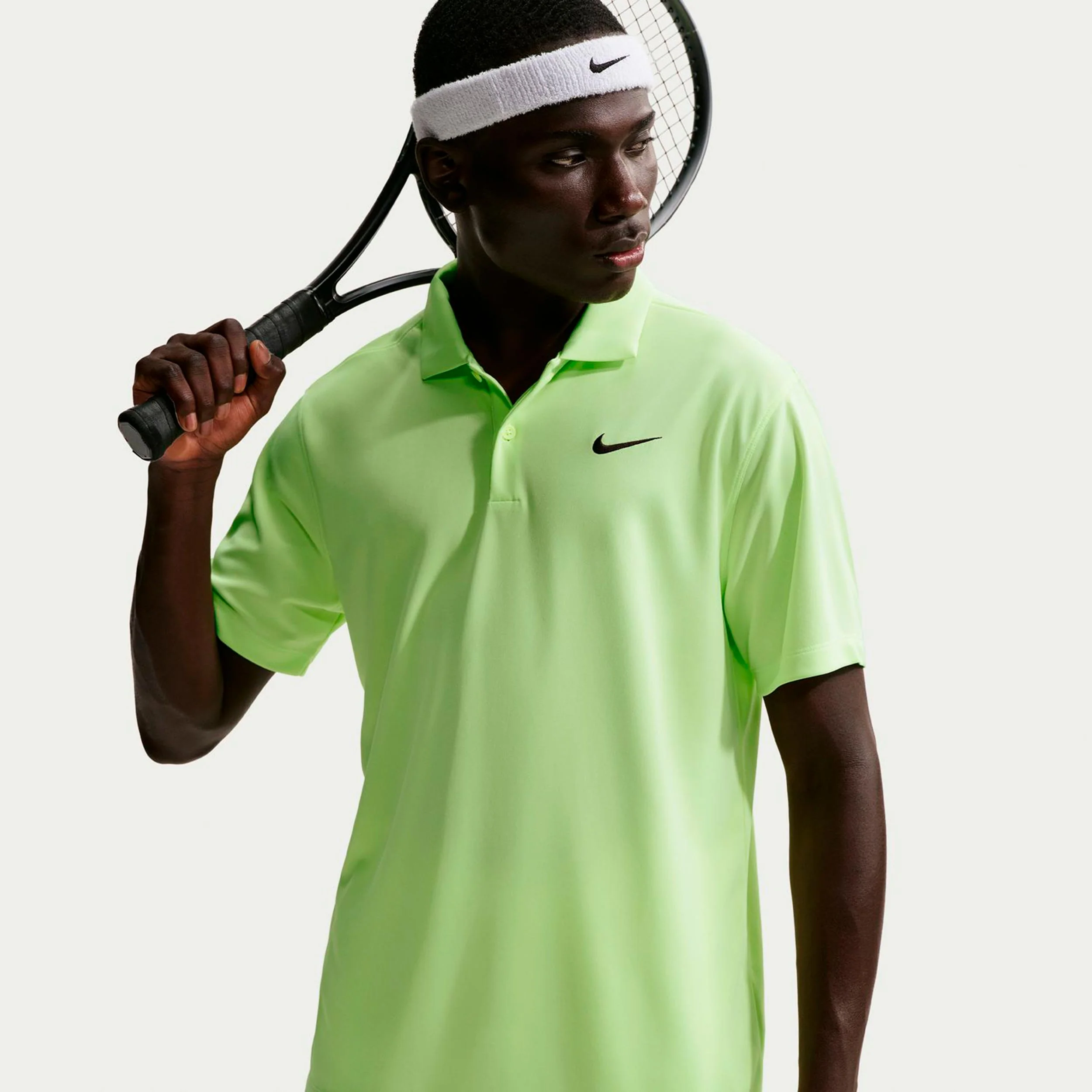 Dri-Fit Victory Court Solid Polo Herren - limette - Image 5
