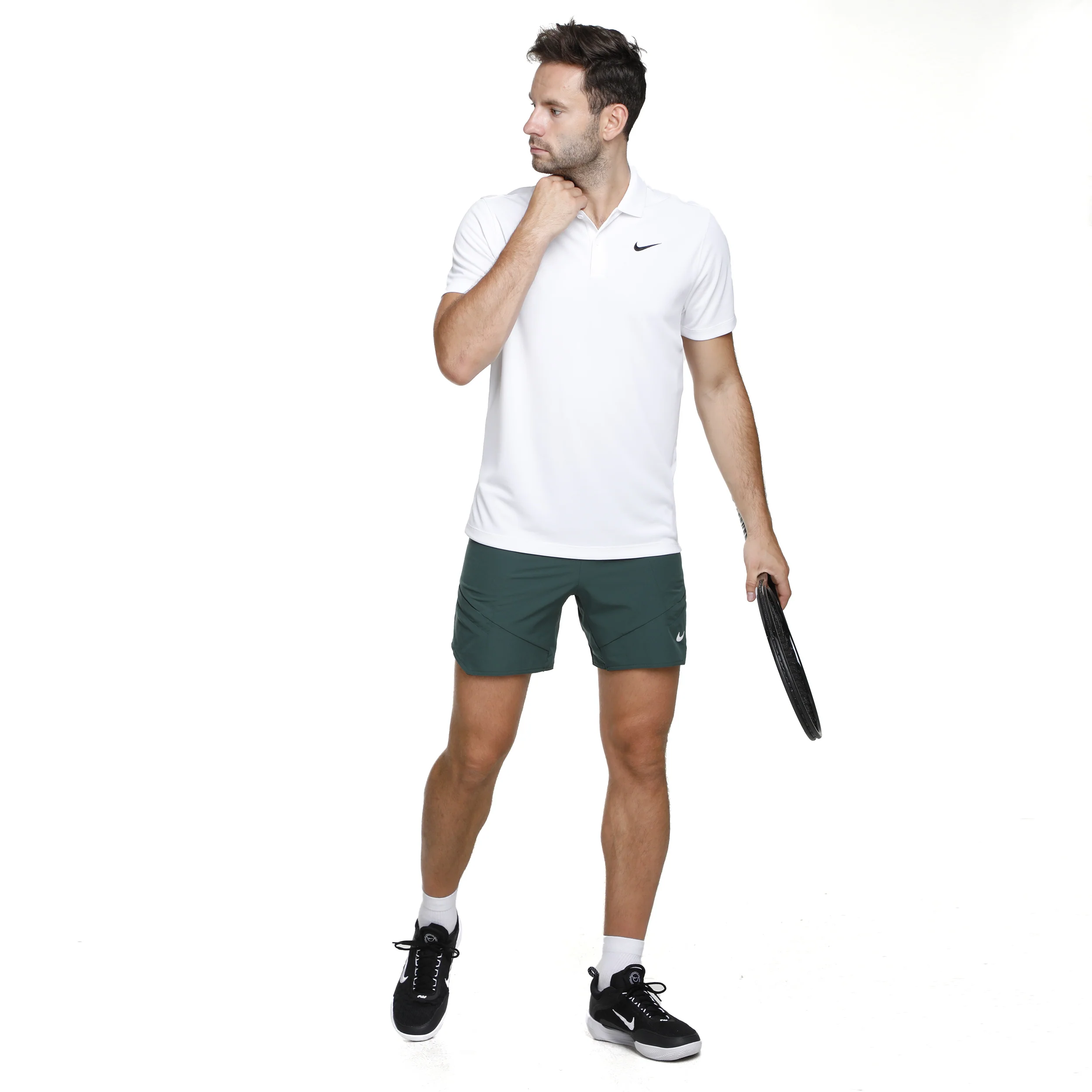 Dri-Fit Victory Court Solid Polo Herren - weiß - Image 3