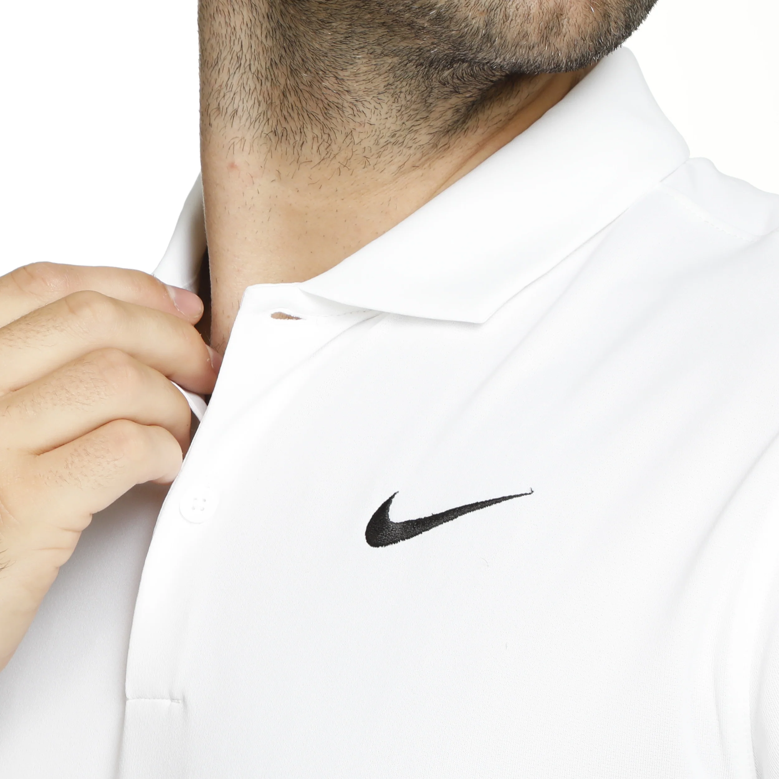 Dri-Fit Victory Court Solid Polo Herren - weiß - Image 5