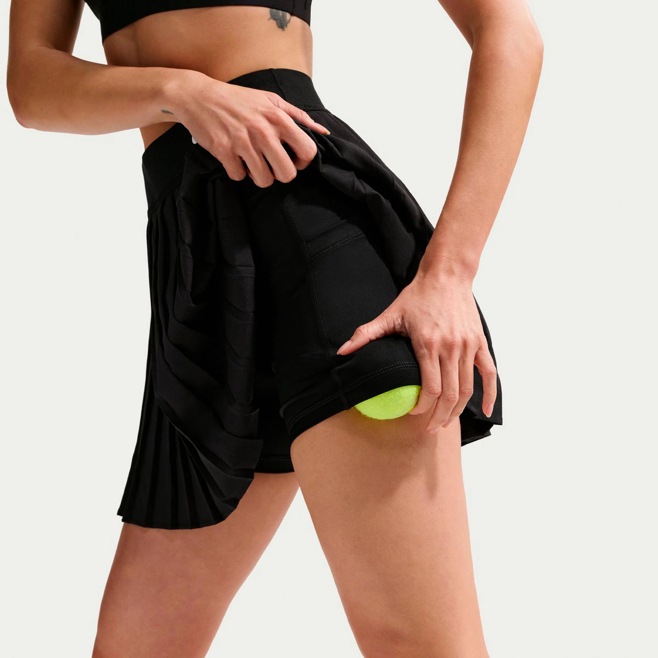 Dri-Fit Victory High Rise Pleated Rock Damen-schwarz - Image 6