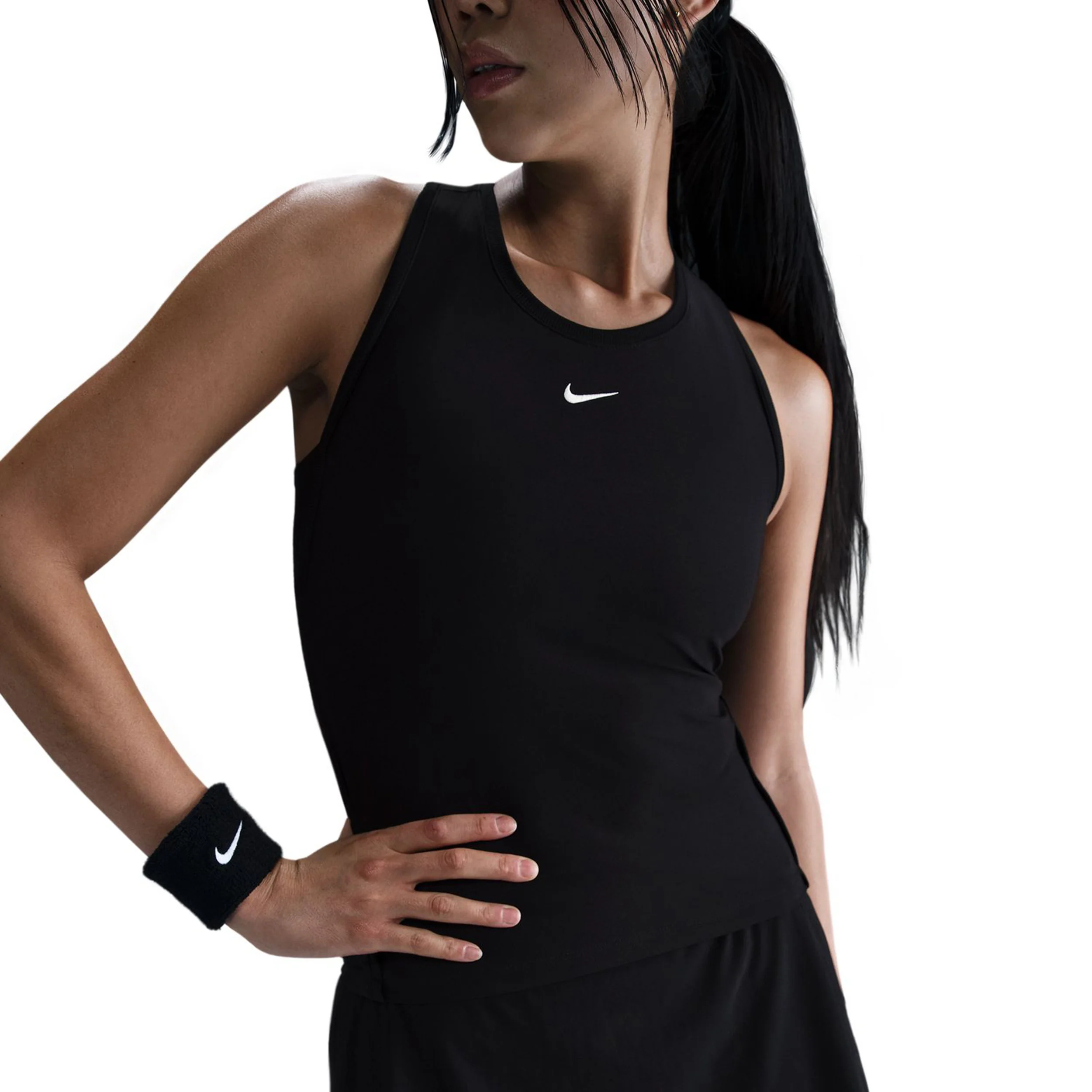 Dri-Fit Victory Tank-Top Damen-Schwarz,Weiß - Image 7