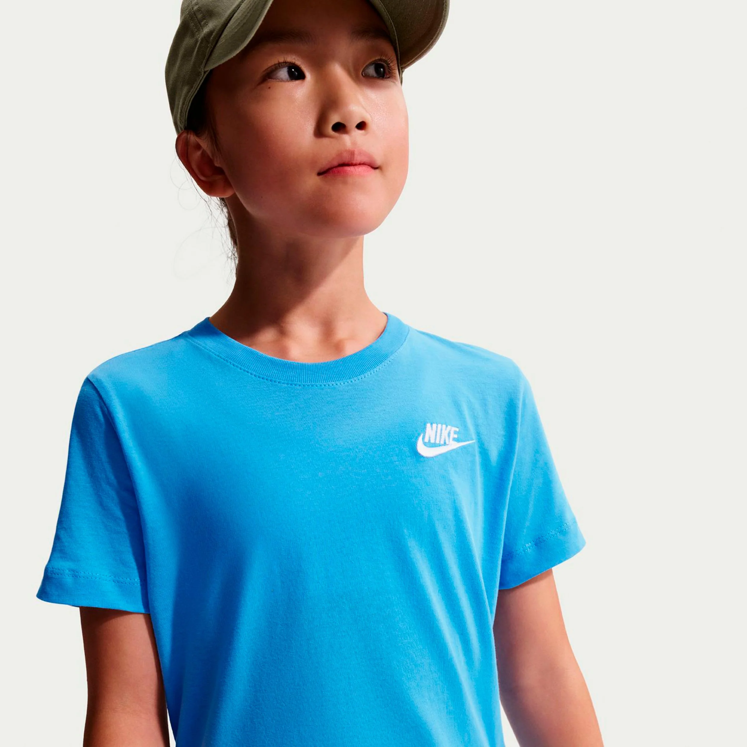 Embroided Futura T-Shirt Kinder-blau
