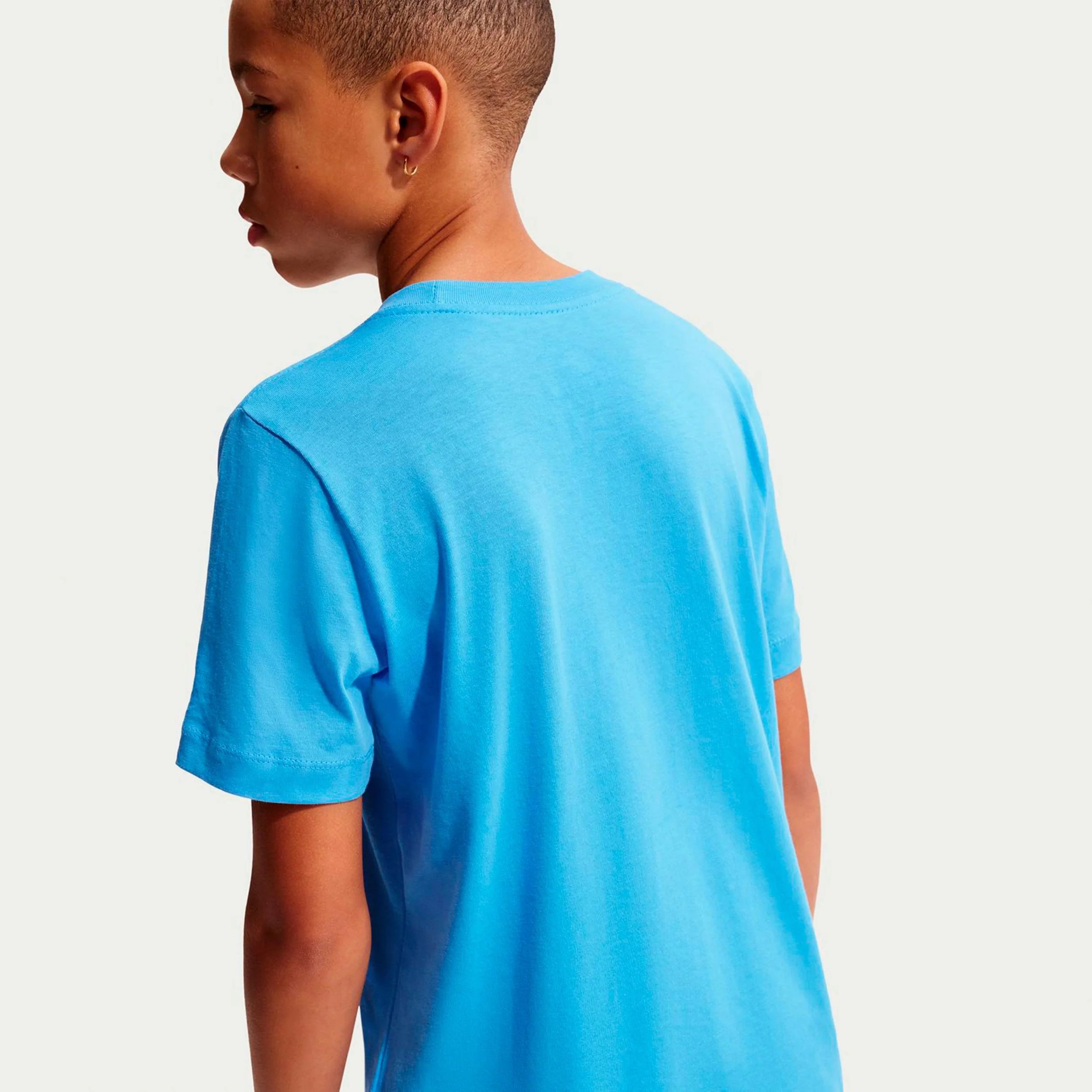 Embroided Futura T-Shirt Kinder-blau - Image 5