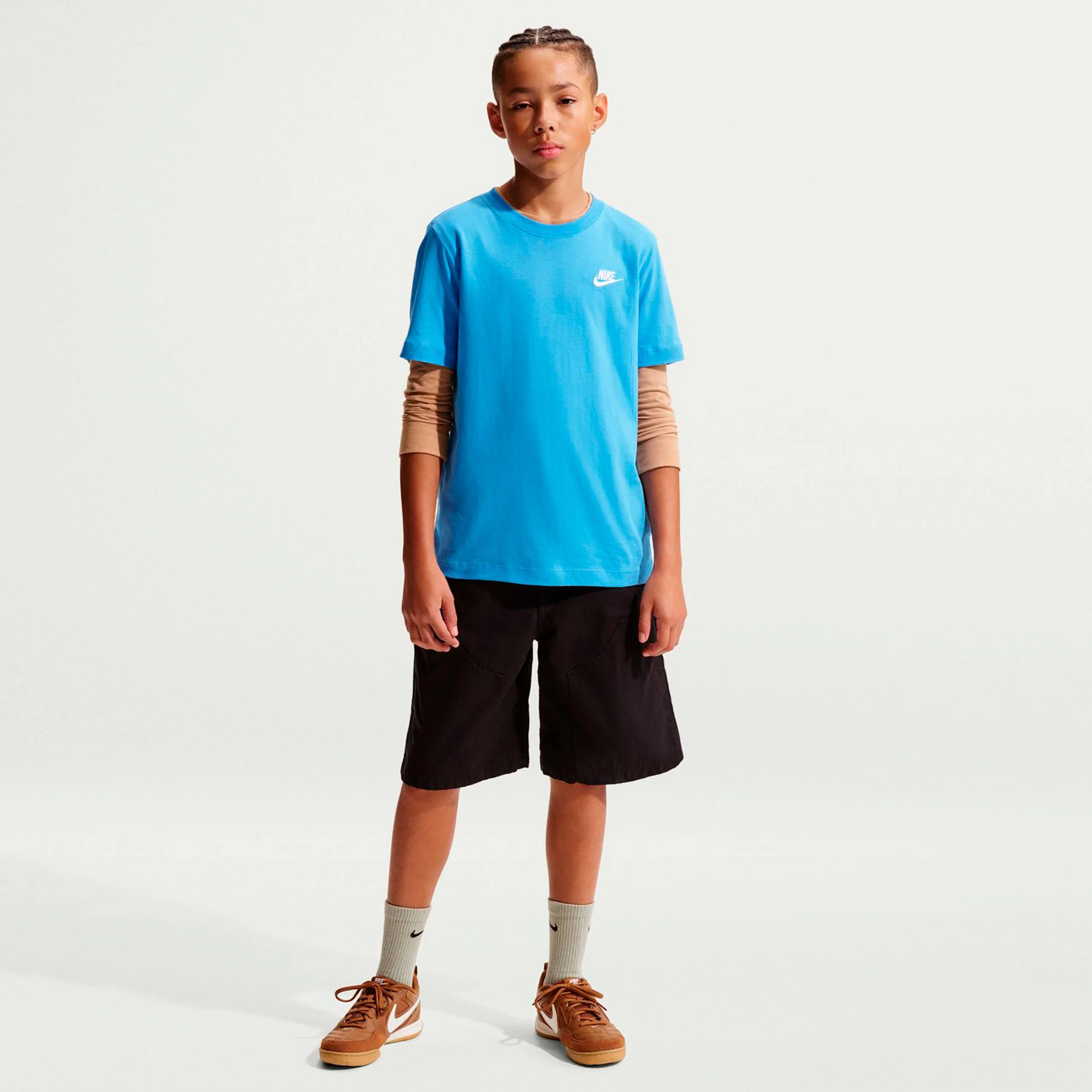 Embroided Futura T-Shirt Kinder-blau - Image 7