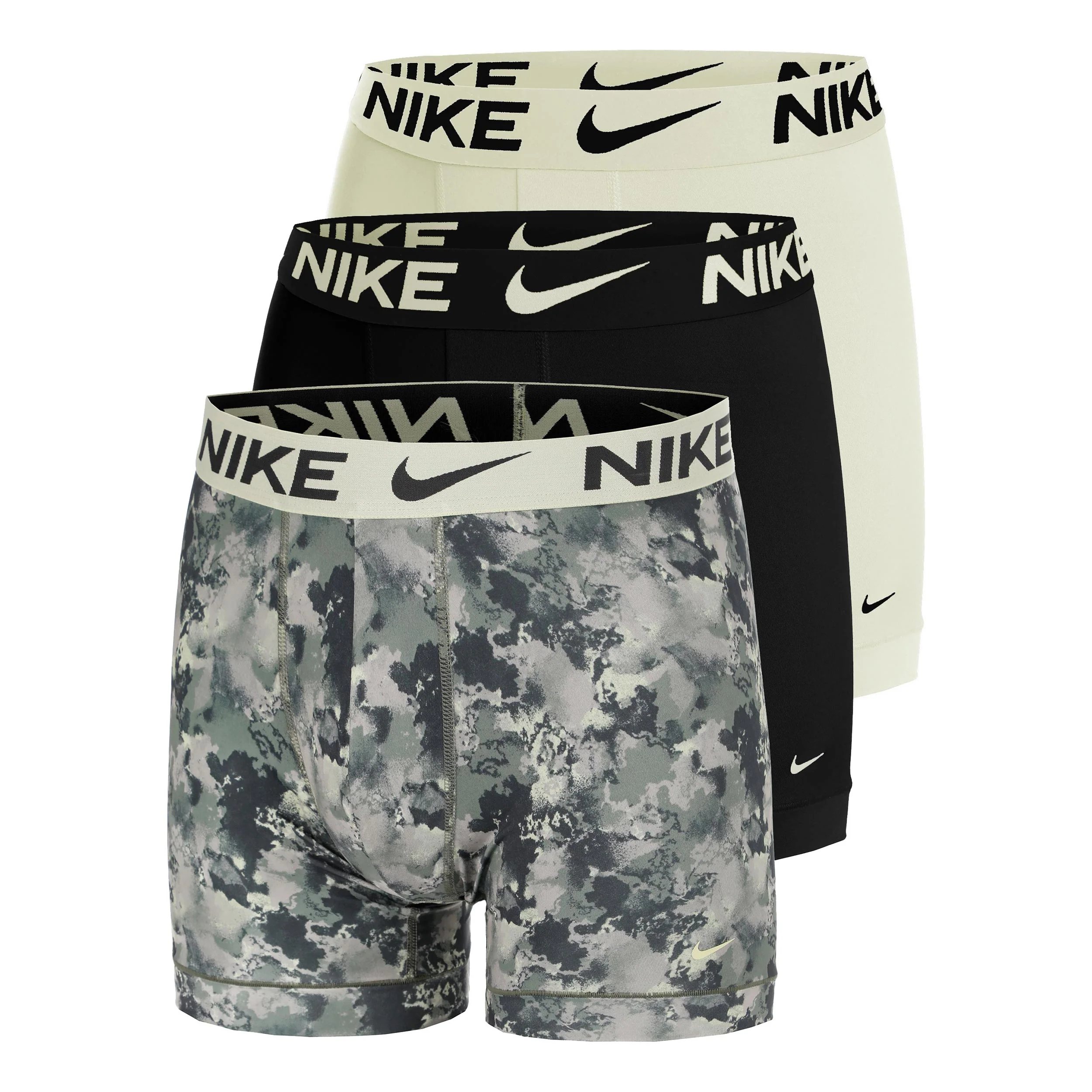 Essential Micro Boxer Short - 3er Pack Herren-grau, grün