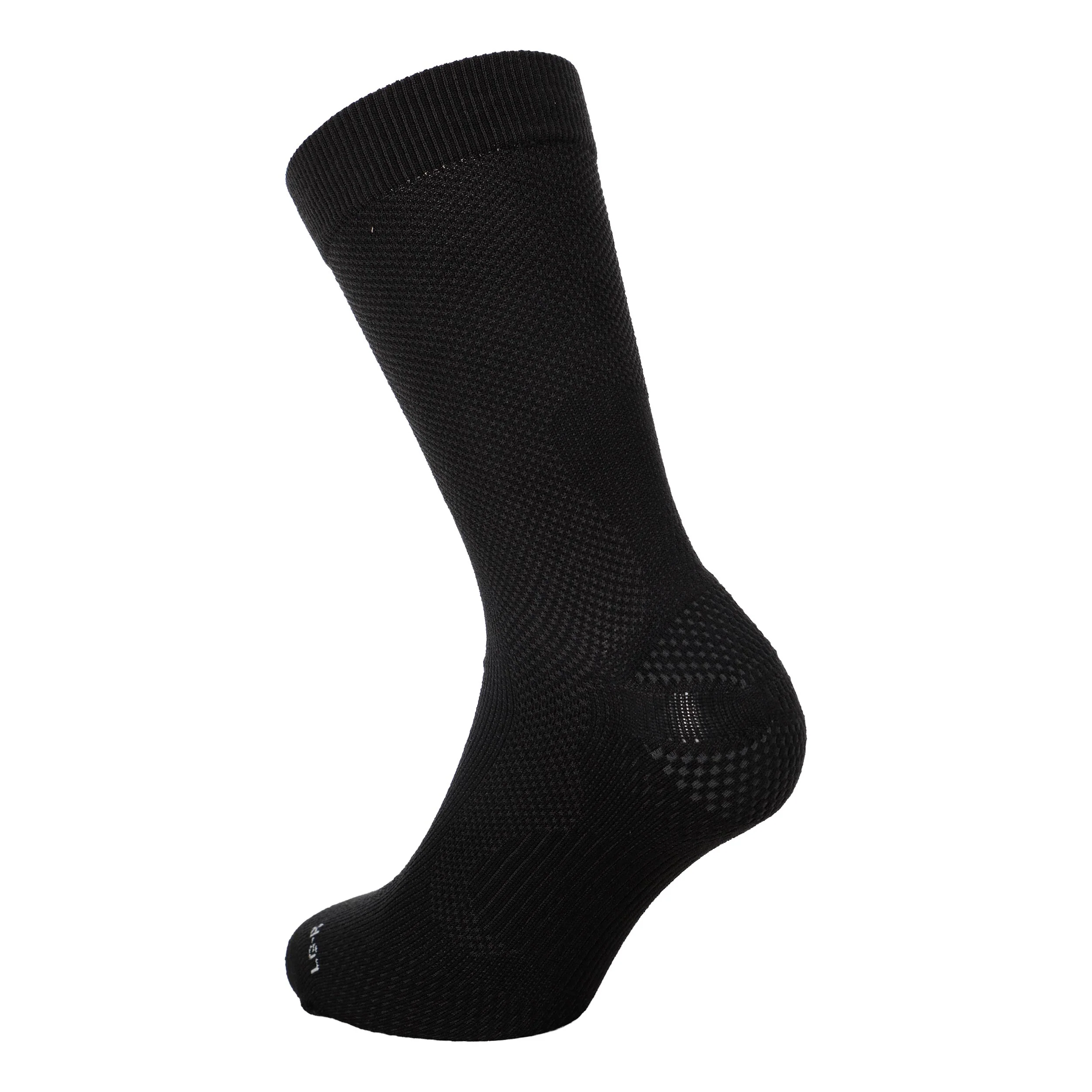 Fast Lightweight Crew Laufsocken Unisex - schwarz, grau - Image 2