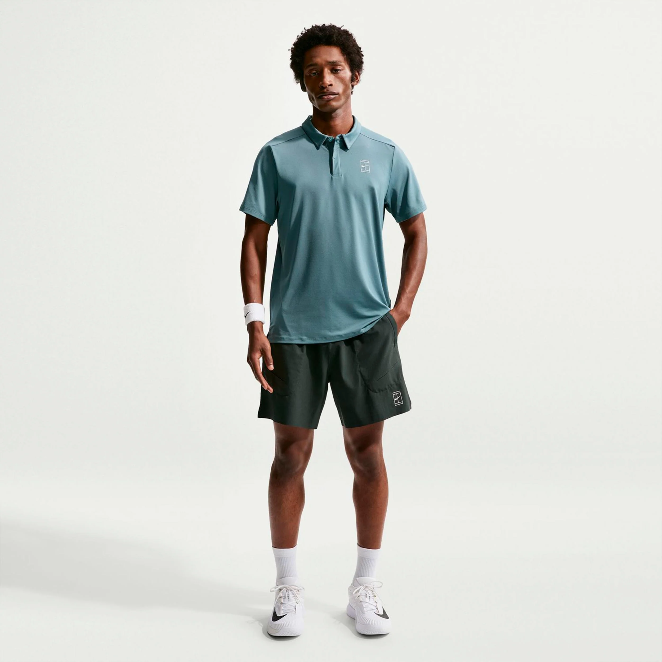 Jannik Sinner Court Dri-FIT Advantage 6in Shorts Herren - dunkelgrau - Image 2