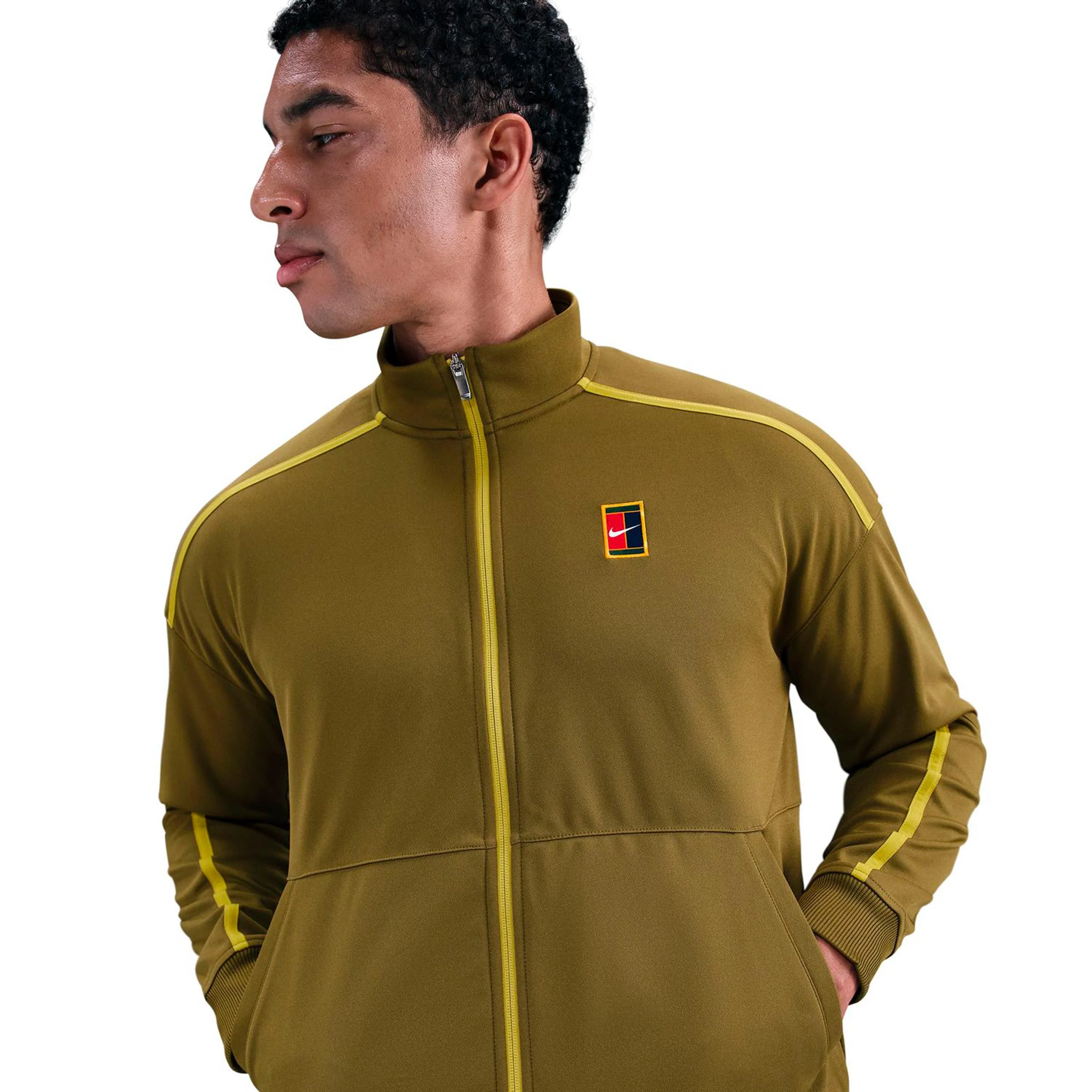Jannik Sinner Court Heritage Trainingsjacke Herren-oliv