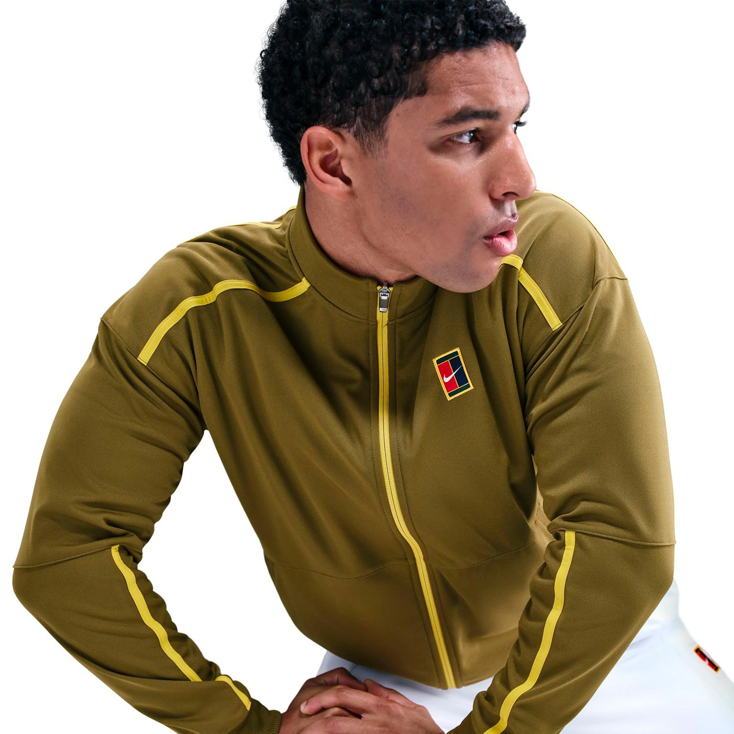 Jannik Sinner Court Heritage Trainingsjacke Herren-oliv - Image 6