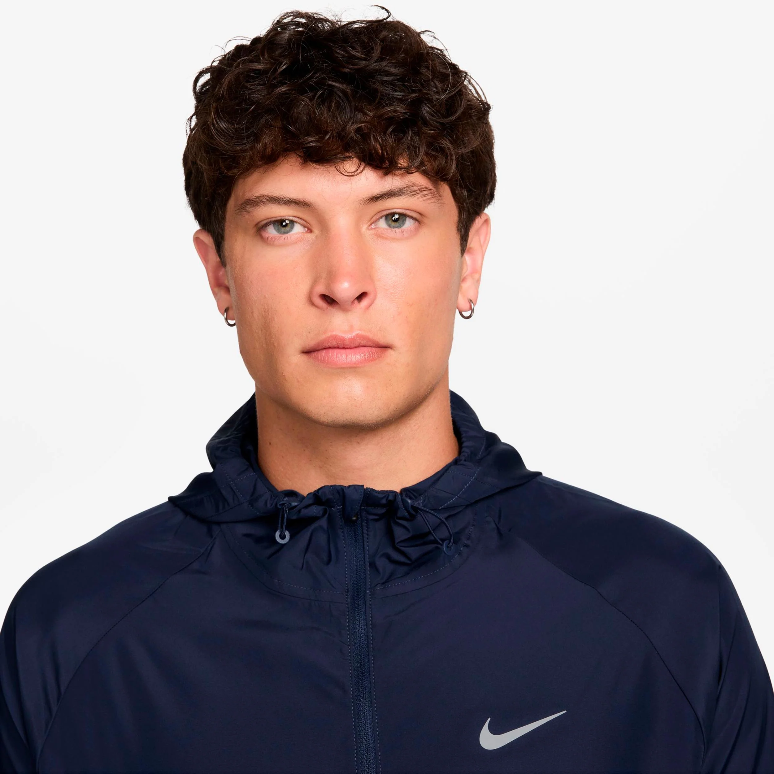 Miler Laufjacke Herren - dunkelblau, silber - Image 3