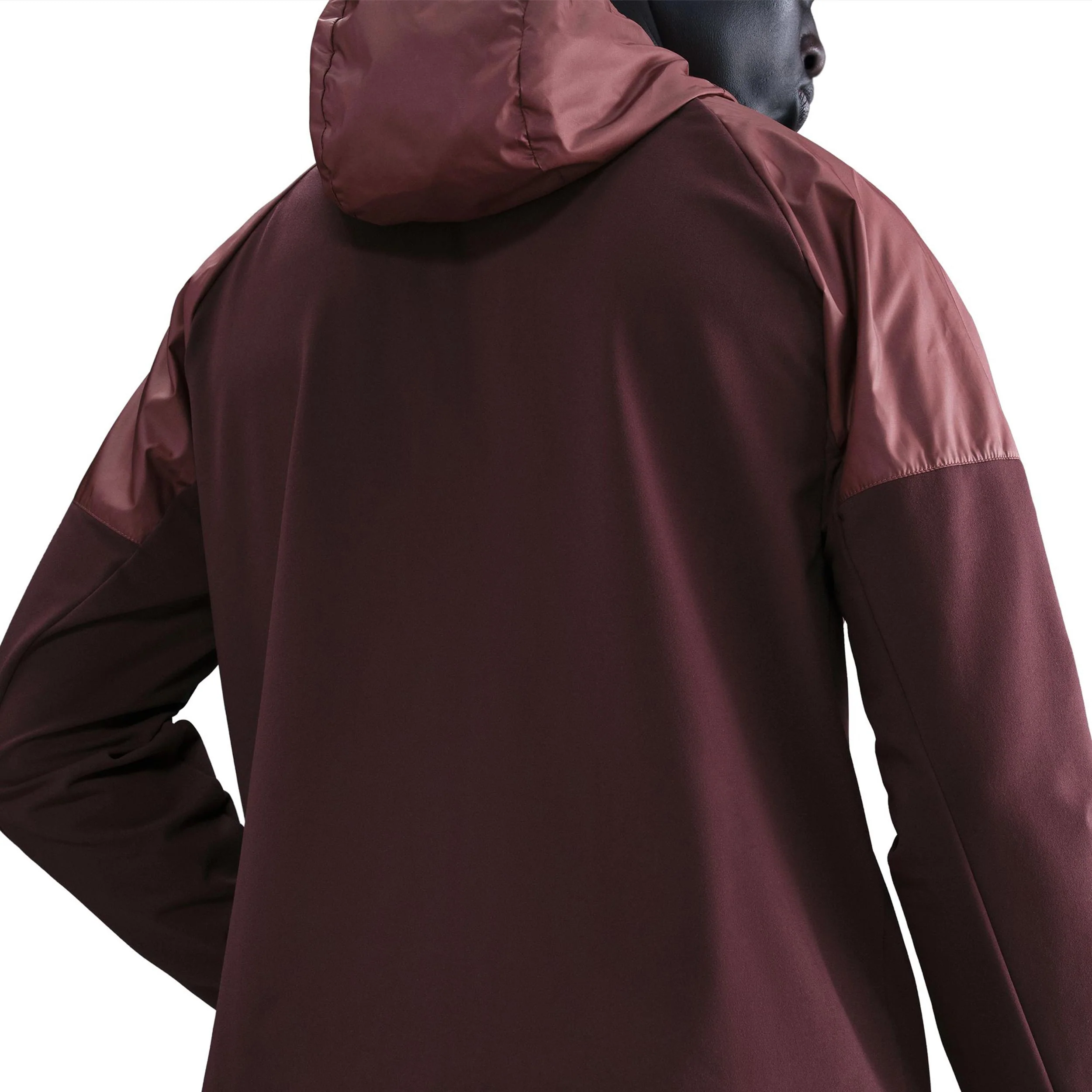 Miler Laufjacke Herren - dunkelrot, bronze - Image 6