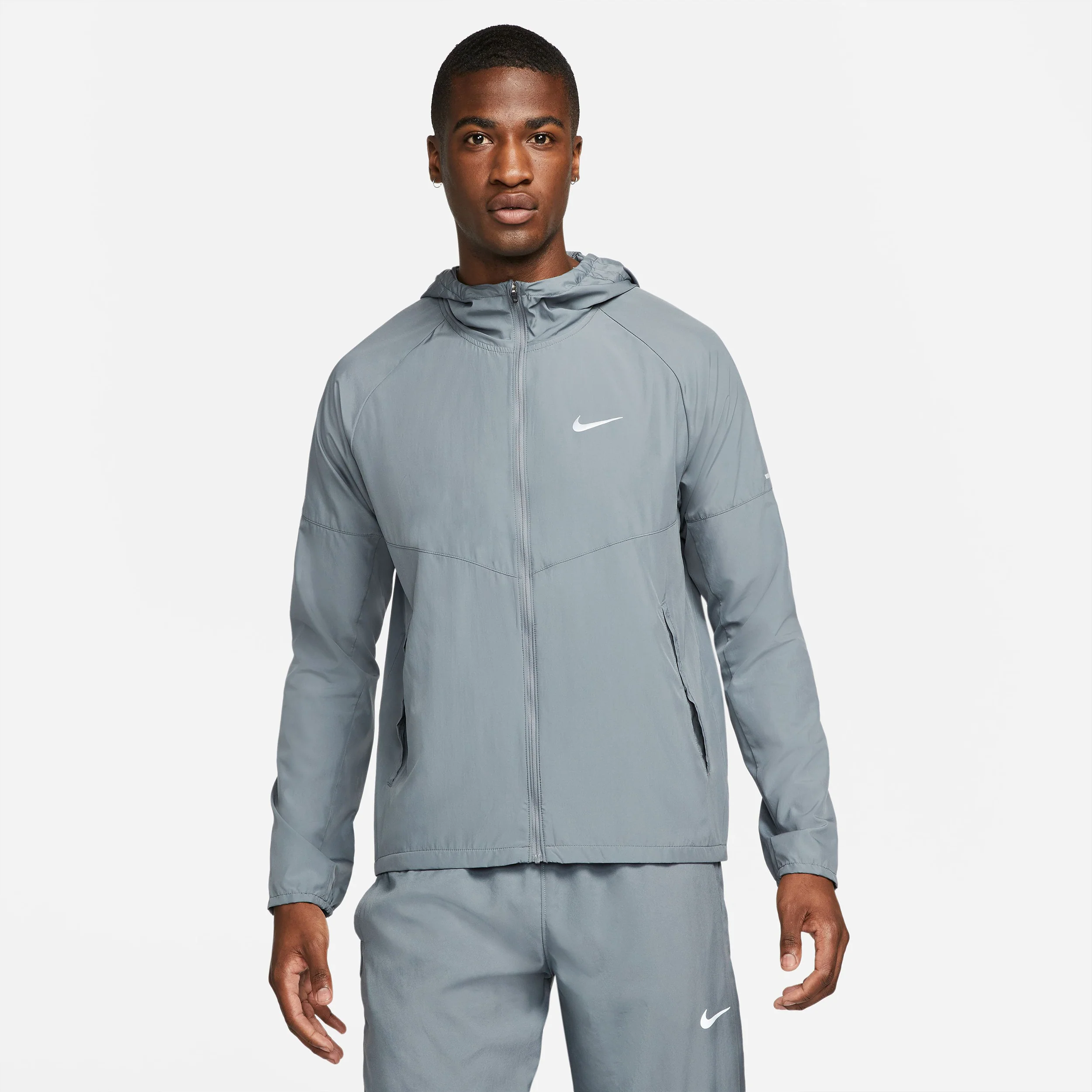Miler Laufjacke Herren - grau - Image 3