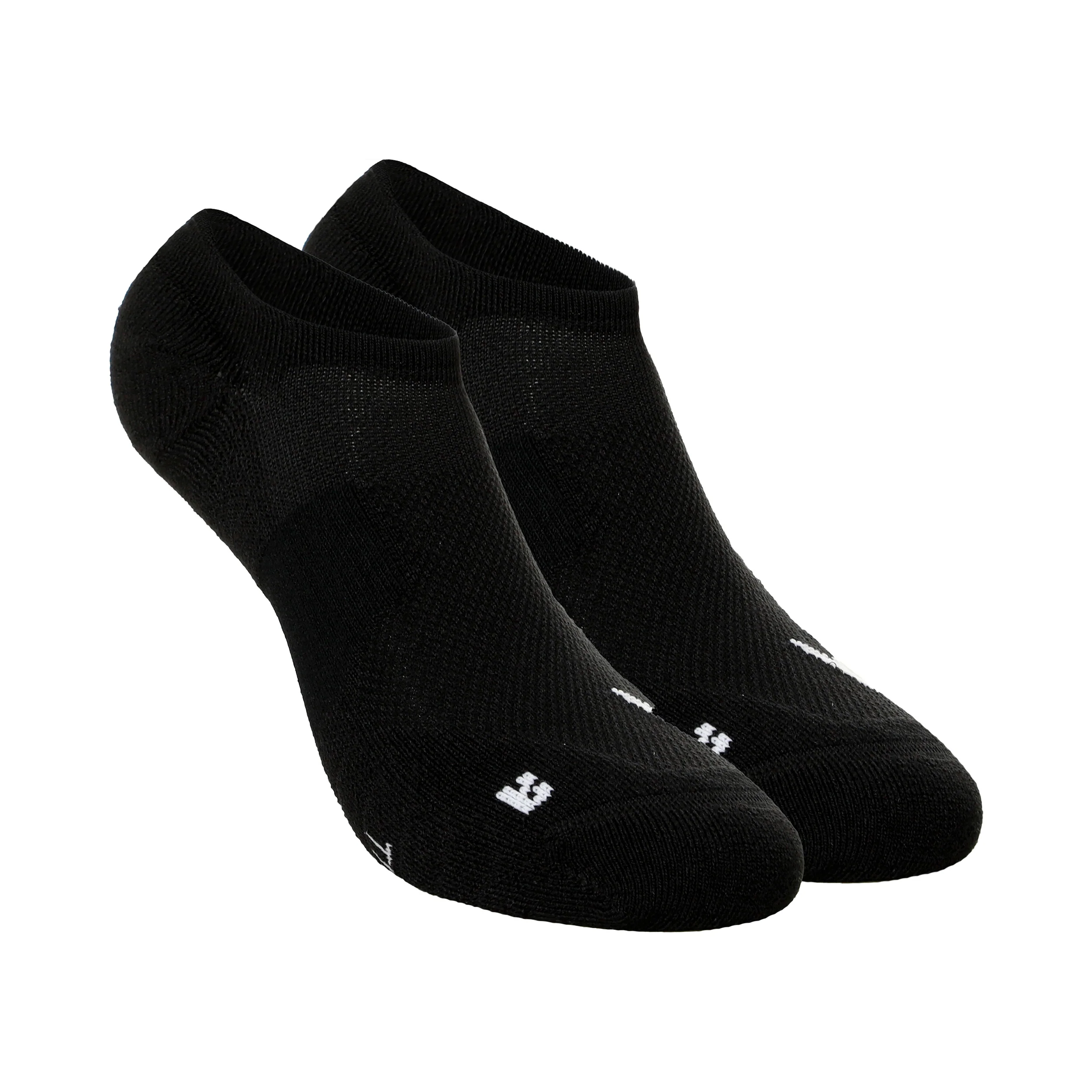 Multiplier Running No-Show Laufsocken 2er Pack-Schwarz,Weiß