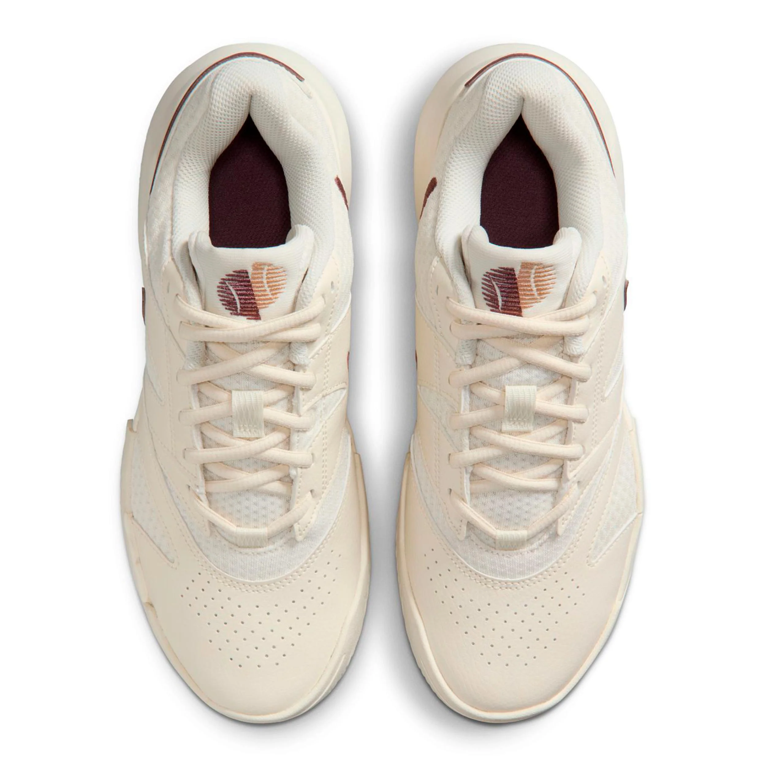 Nike Court Lite 4 Allcourtschuh Damen-creme, braun - Image 3