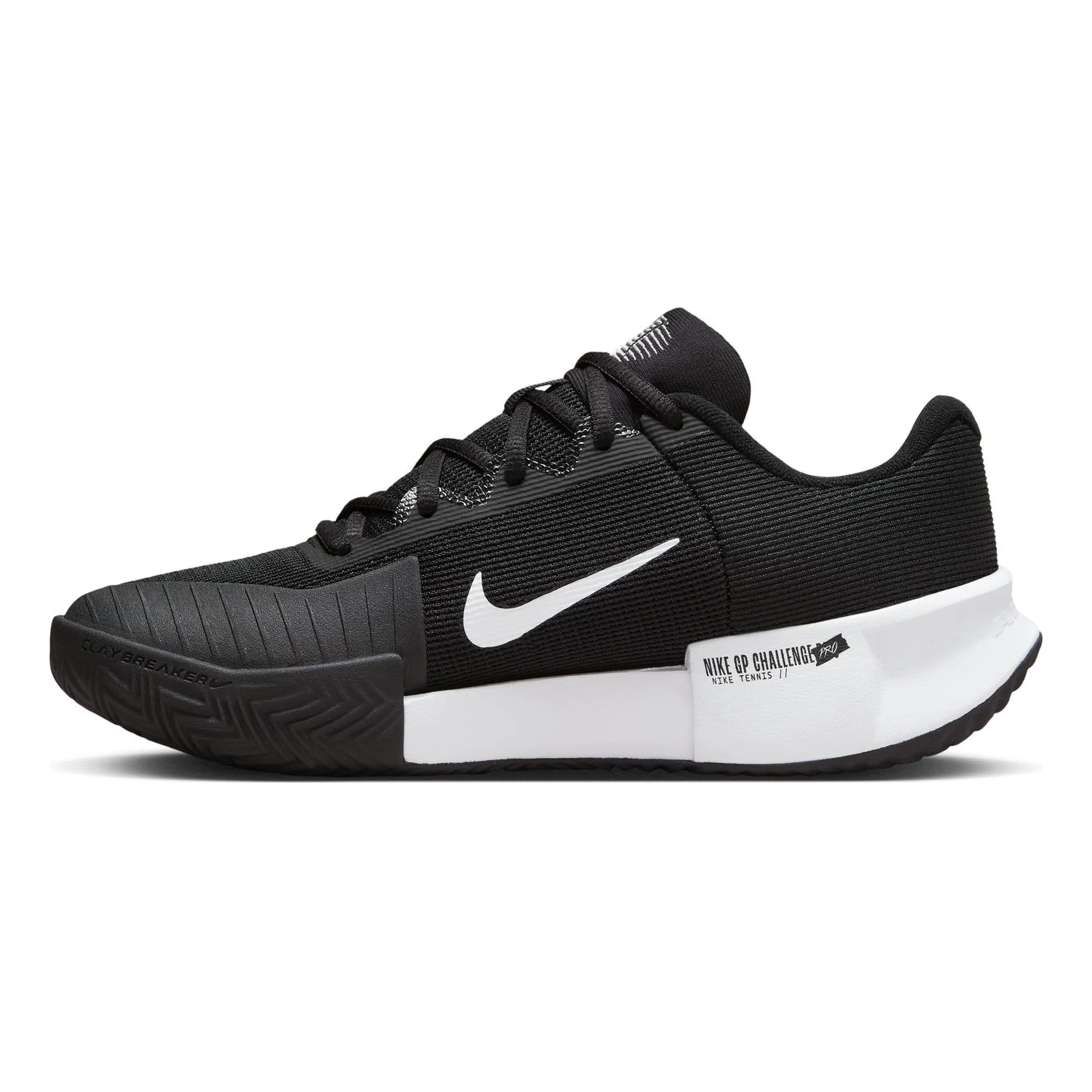 Nike GP Challenge Pro Sandplatzschuh Damen-Schwarz,Weiß - Image 2