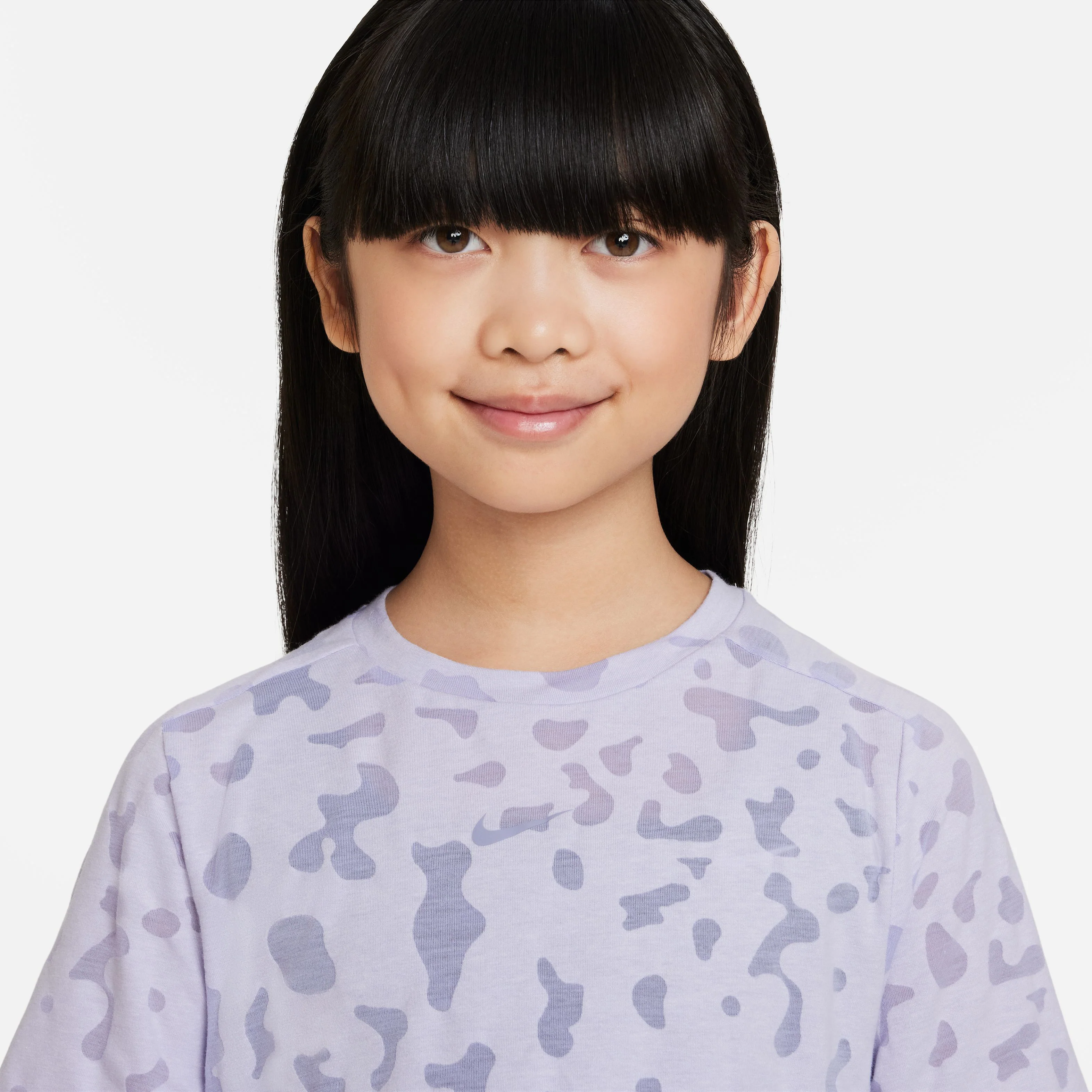 One AOB Laufshirt Mädchen-Weiß,Flieder - Image 7