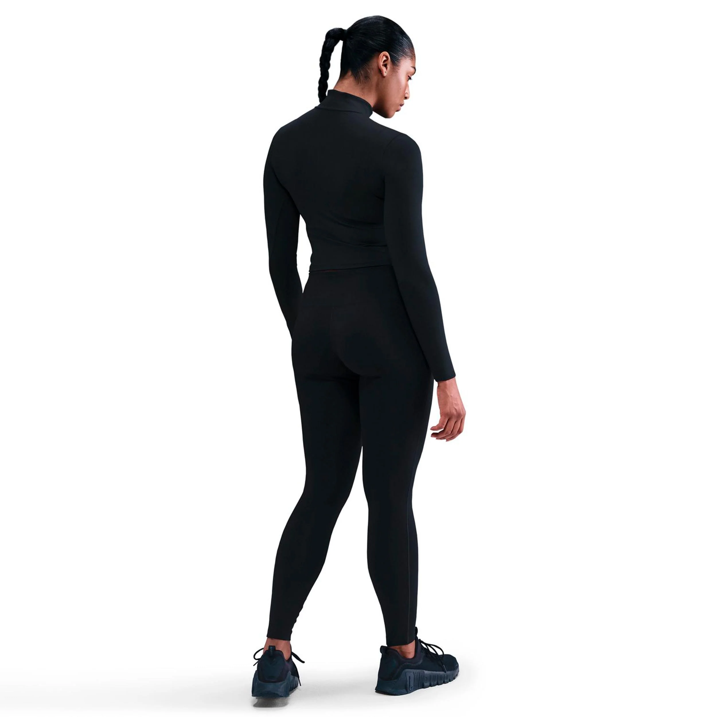 One Dri-Fit Quarter Zip Longsleeve Damen - schwarz - Image 3