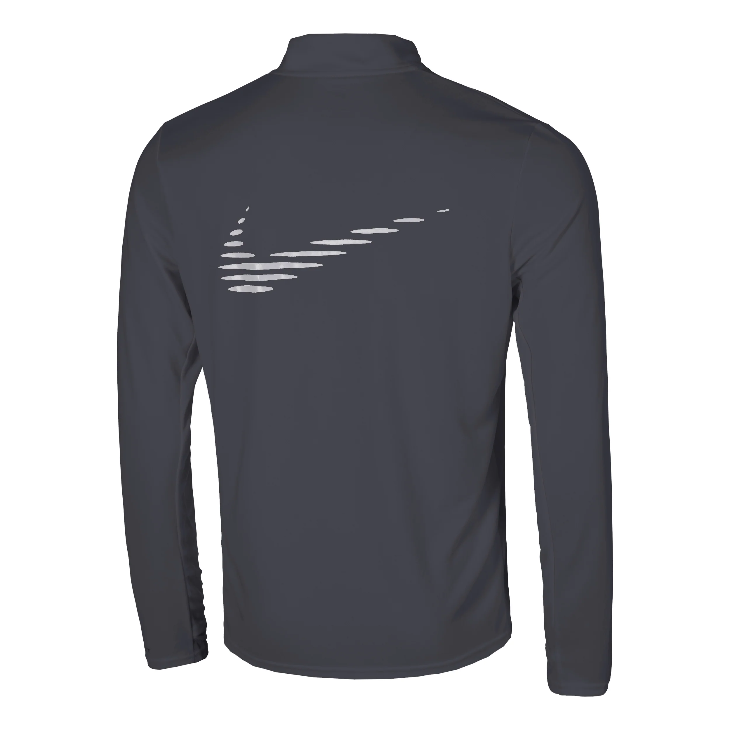 Pacer Flash Half-Zip Laufshirt Herren-Dunkelgrau - Image 2