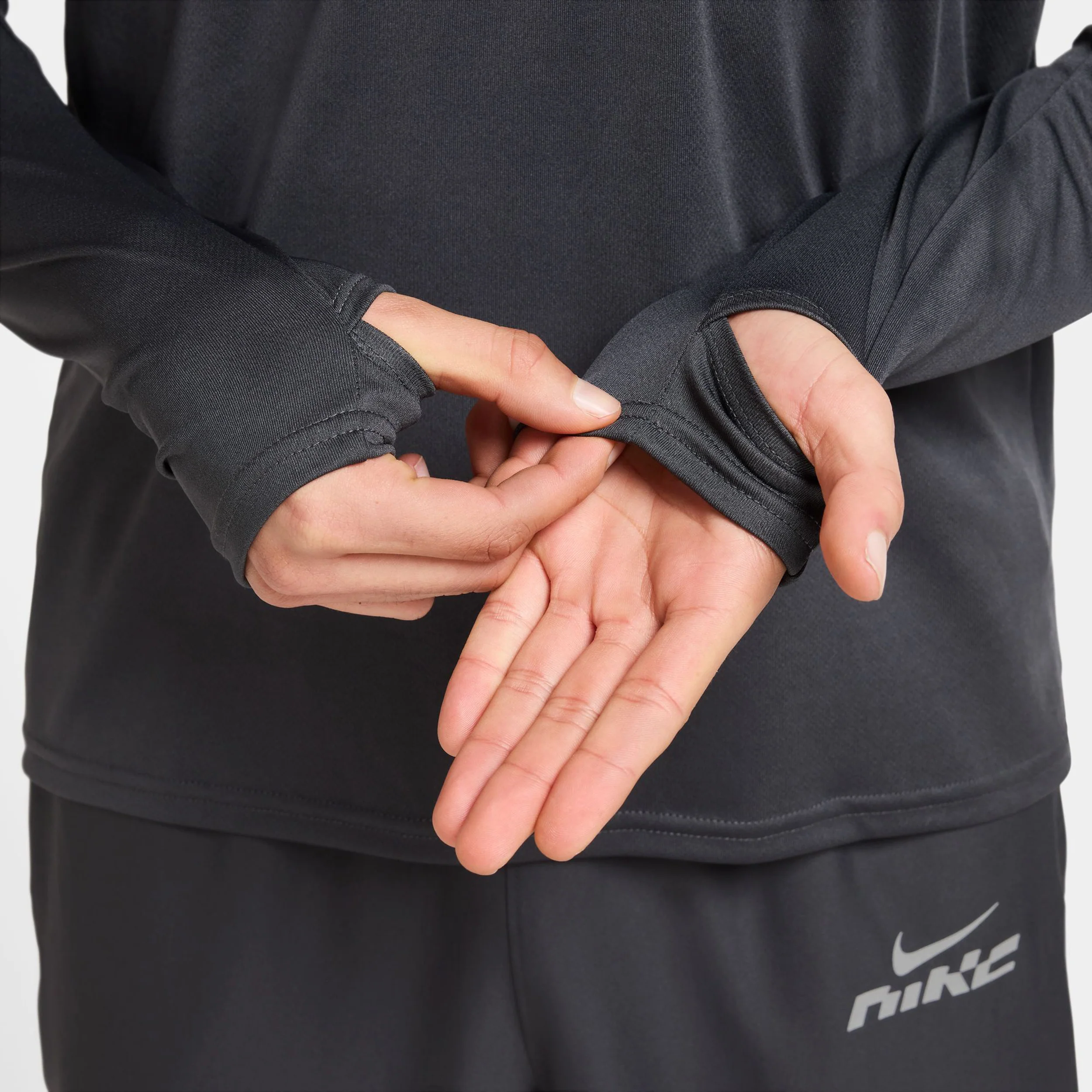 Pacer Flash Half-Zip Laufshirt Herren-Dunkelgrau - Image 9