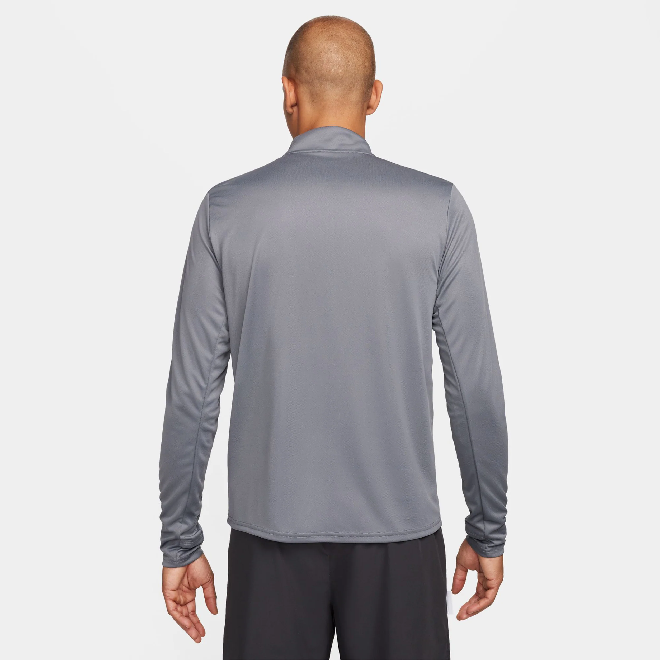 Pacer Half-Zip Laufshirt Herren - grau - Image 5